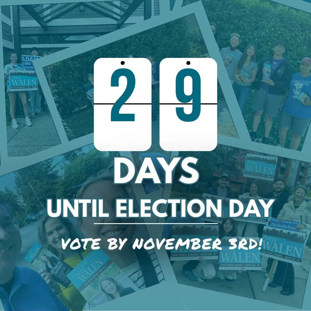 We&rsquo;re only 29 days out from Election Day! Have you made a plan to vote?🗳️

#voteamywalen #voteamy #reelectamy #amy48thLD