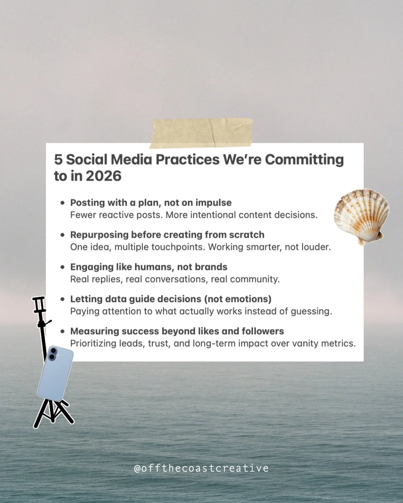We&rsquo;re slowing down the noise, getting intentional with strategy, and building systems that support consistency andcreativity. Less reacting. More planning. Less chasing metrics. More focusing on impact.

If you&rsquo;re ready to approach social