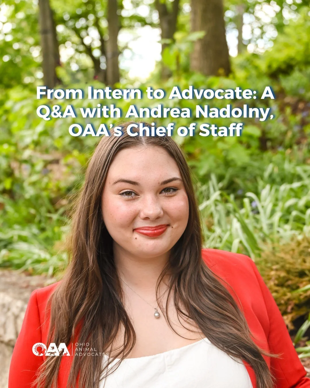 A full circle moment at Ohio Animal Advocates 🐾 At our recent Board meeting, we celebrated Andrea Nadolny, our Chief of Staff, as she graduates and steps into her next chapter. 🎓✨

From intern to leadership, Andrea has shaped OAA in so many ways ov