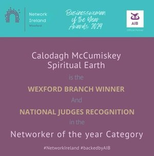 Calodagh McCumiskey Spiritual Earth Network Ireland award