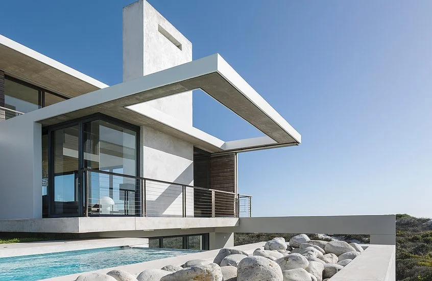 Modern looking luxury architecture