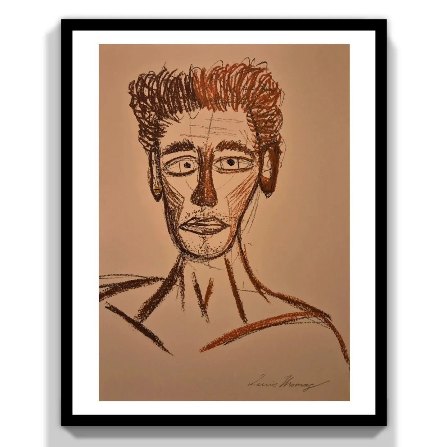 Self-portrait | Charcoal and cont&eacute; crayon on paper

See more: lewis-hier-thomas.art 

#lgbtqart #lgbtqartist #lifedrawing #pastel #charcoal #art #emergingartist