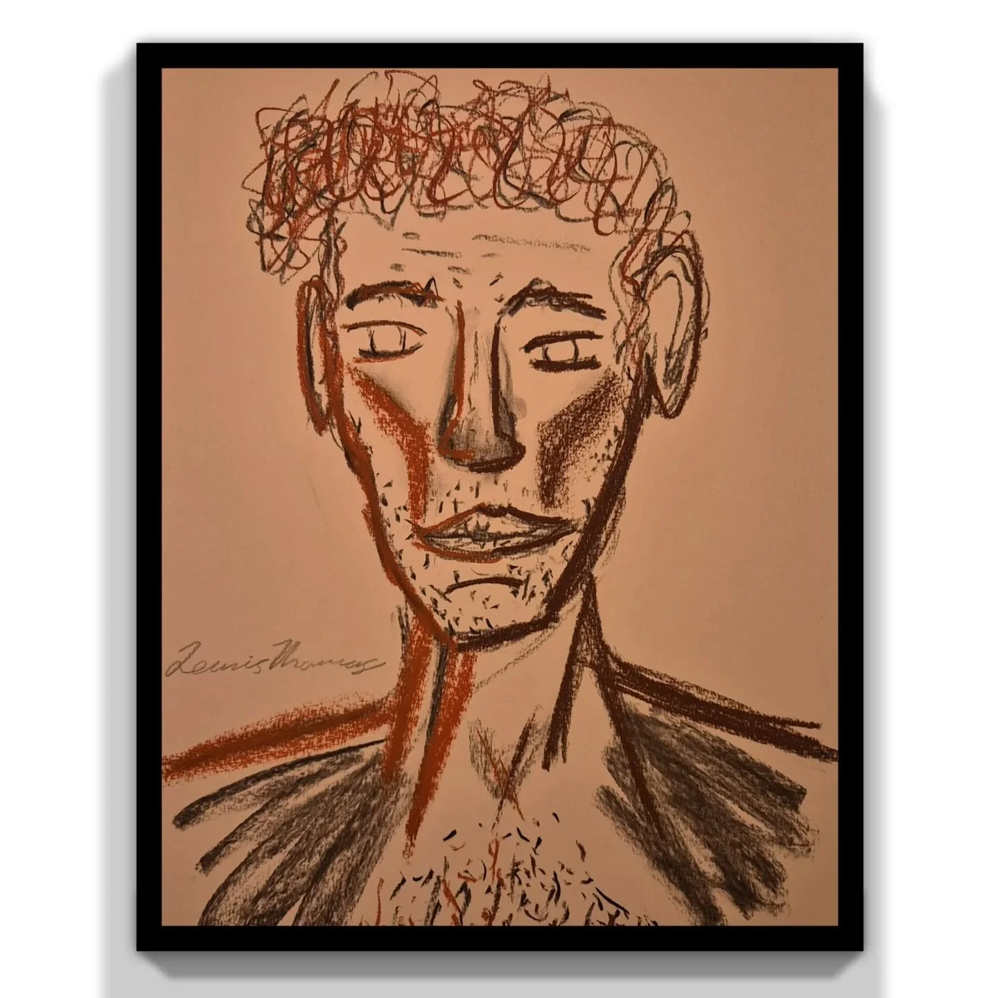 Portrait A | Charcoal and cont&eacute; crayon on paper

See more: lewis-hier-thomas.art 

#lgbtqart #lgbtqartist #lifedrawing #pastel #charcoal #art #emergingartist