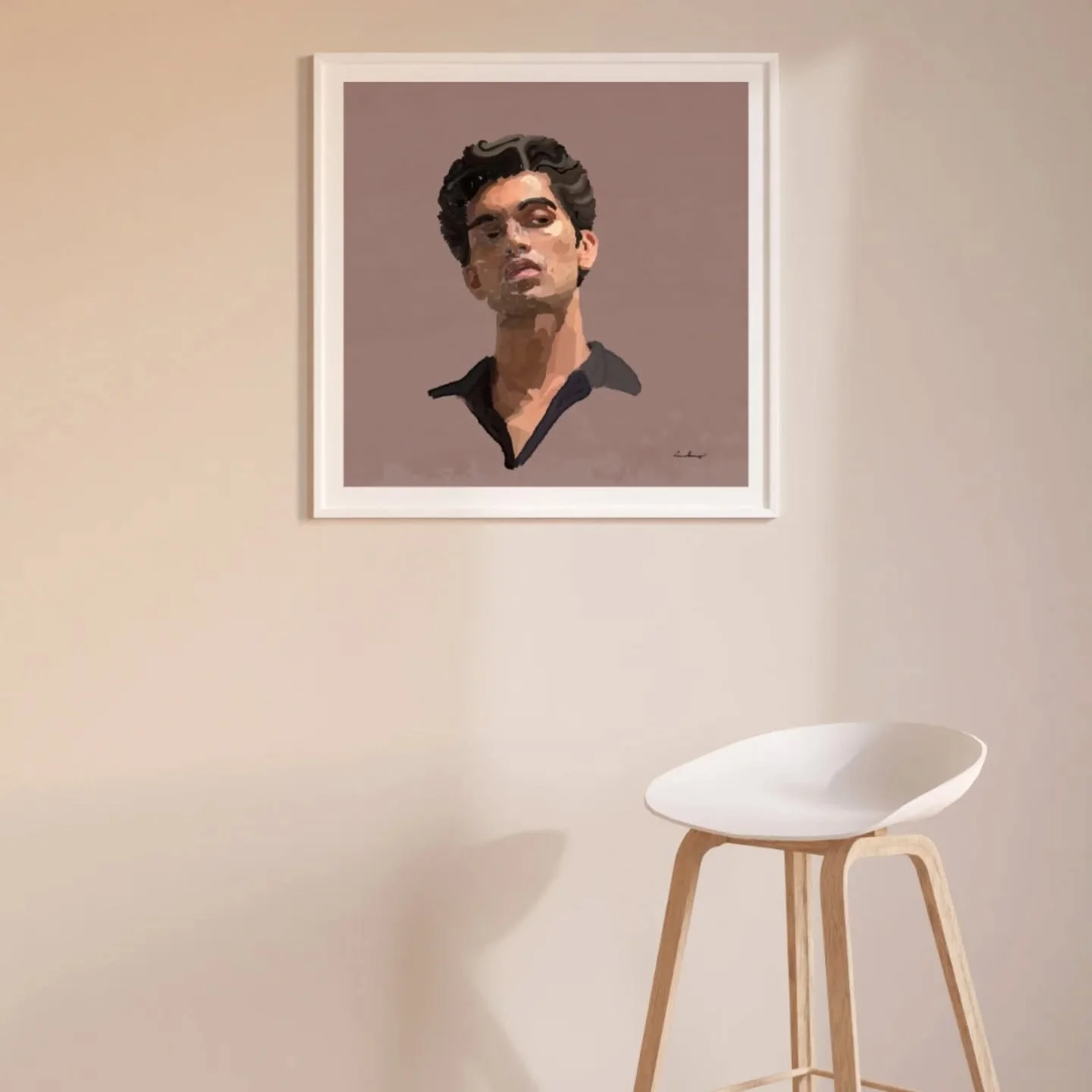 Portrait of Beauty | &ldquo;Using a digital imitation of soft pastel on a brown washed background, this portrait portrays the unwavering confidence and majestic beauty exuded by the sitter&rdquo;

Digital Illustration using Adobe Fresco on Asus compu