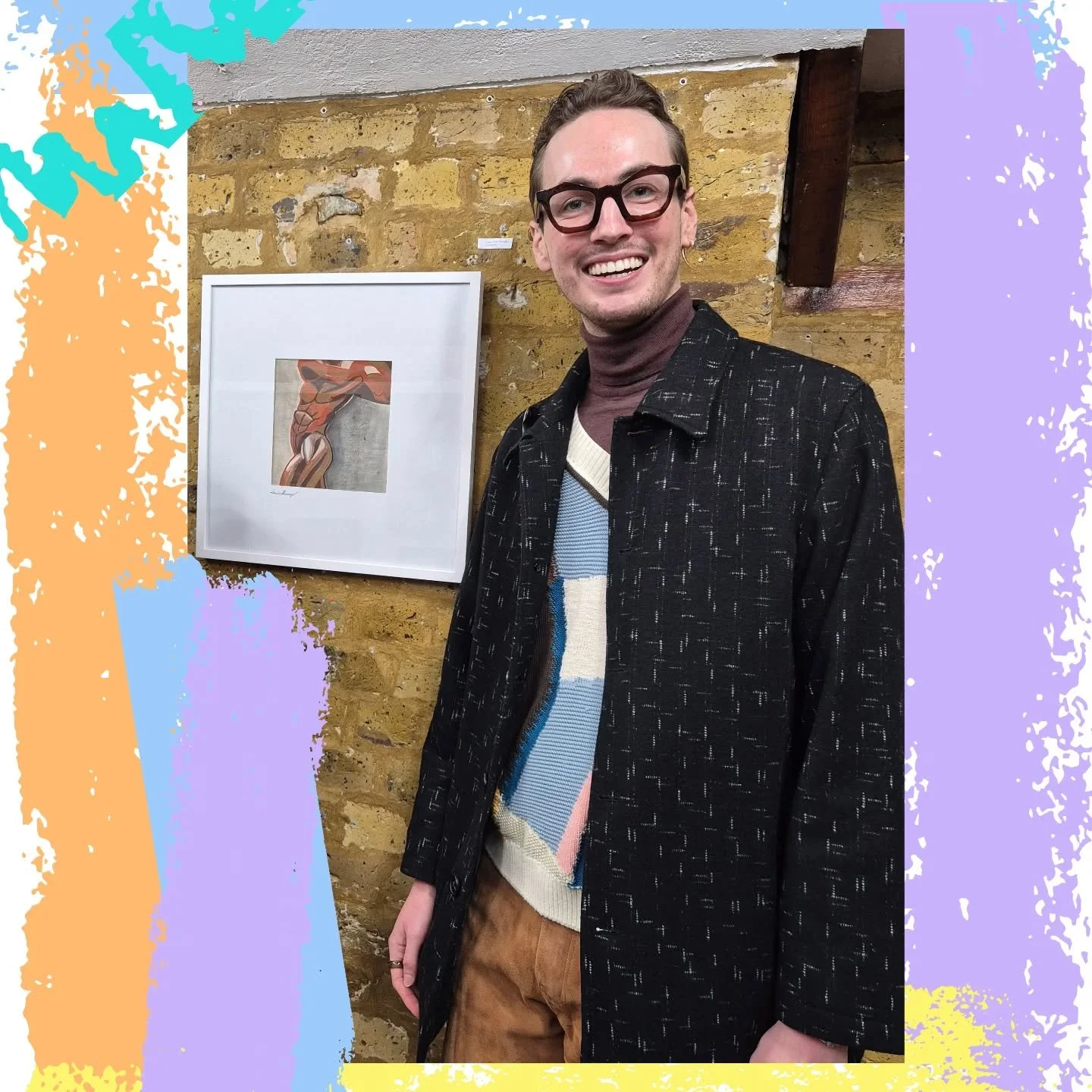 A wonderful opening night of &quot;What is art?&quot; At @boomergallery where I'm delighted to be exhibiting two works! Thank you Anthony Fawcett for taking the time to talk with me about my work, and to the gallery team for your hospitality. Visit t