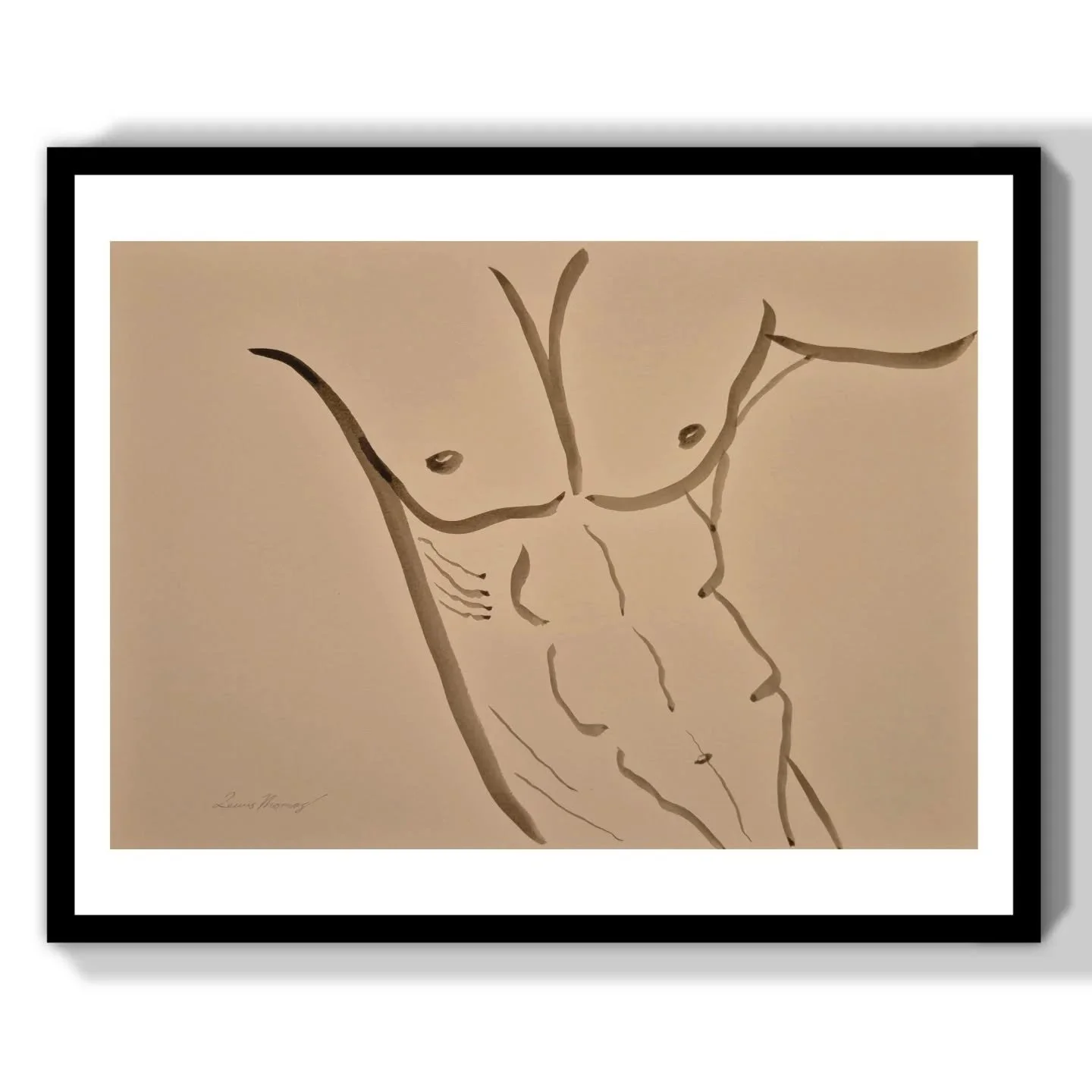 Tense | Indian ink (sepia) on watercolour paper, 29.7cm x 42cm, 2025

#lgbtqart #lgbtqartist #emergingartist #lifedrawing #maleform #malebeauty #ink #indianink #sepia #art #londonart #londonartist