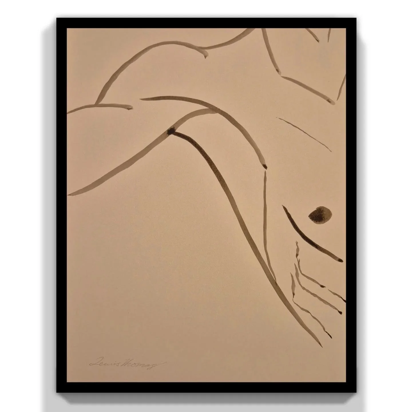 Serratus anterior | Indian ink (sepia) on watercolour paper, 29.7cm x 42cm, 2025

#lgbtqart #lgbtqartist #emergingartist #lifedrawing #maleform #malebeauty #ink #indianink #sepia #art #londonart #londonartist