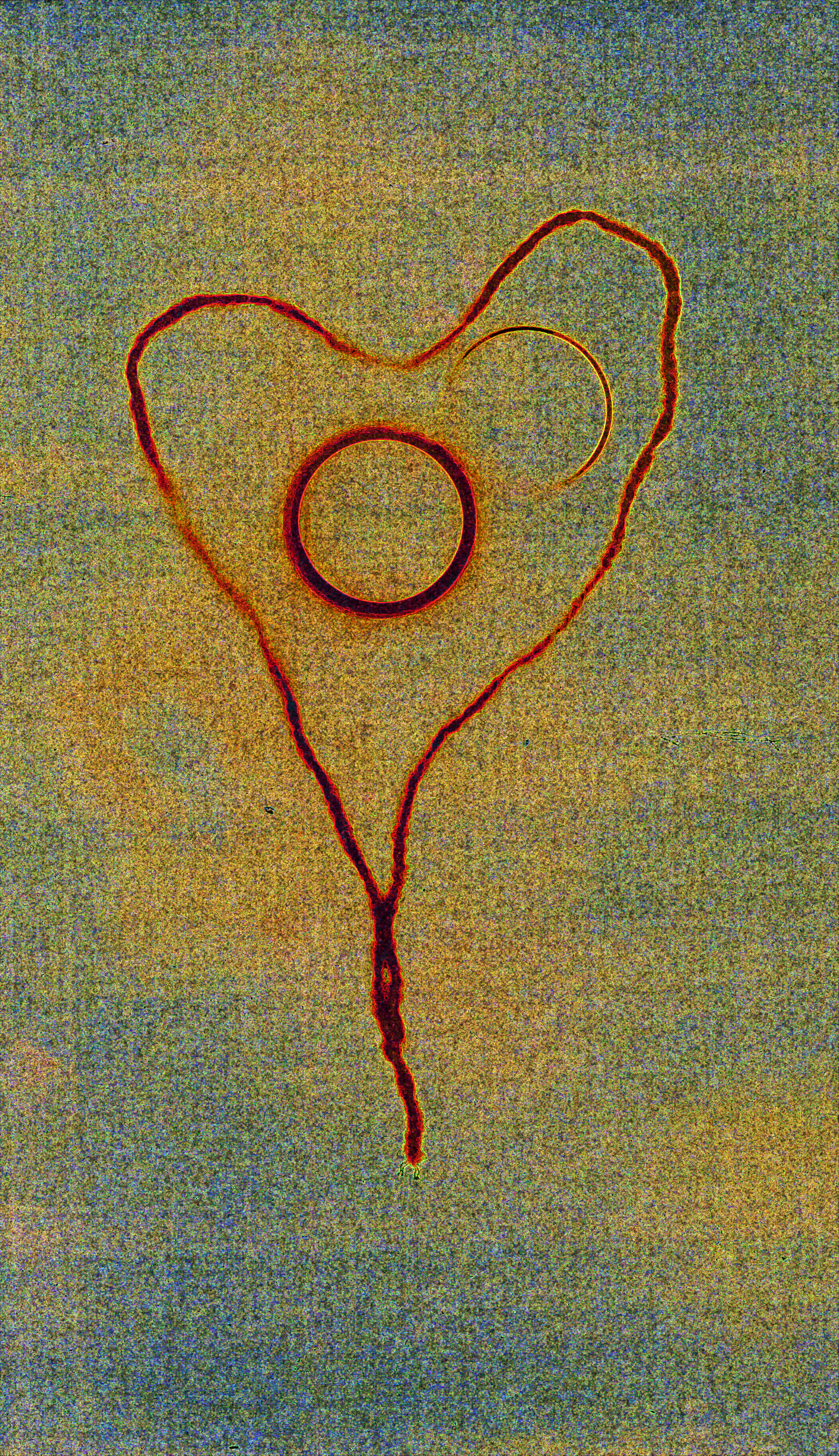 Love is a collective act - variation B | Giclée print of digitally edited cyanotype | 1 of 5 | 24 x 39cm | 2025