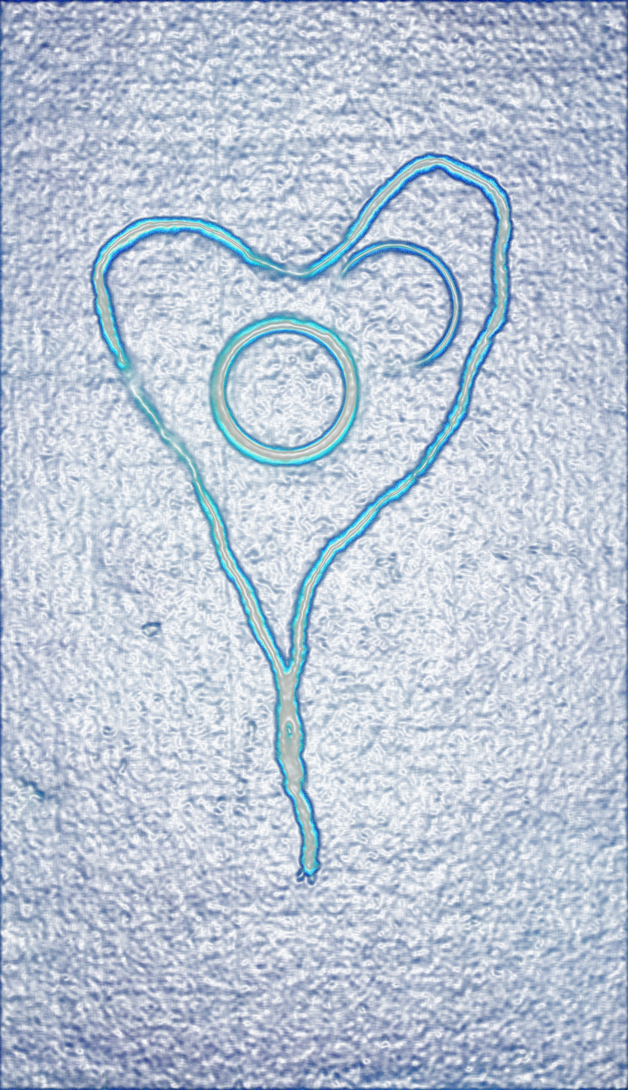 Love is a collective act - variation I | Giclée print of digitally edited cyanotype | 1 of 5 | 24 x 39cm | 2025