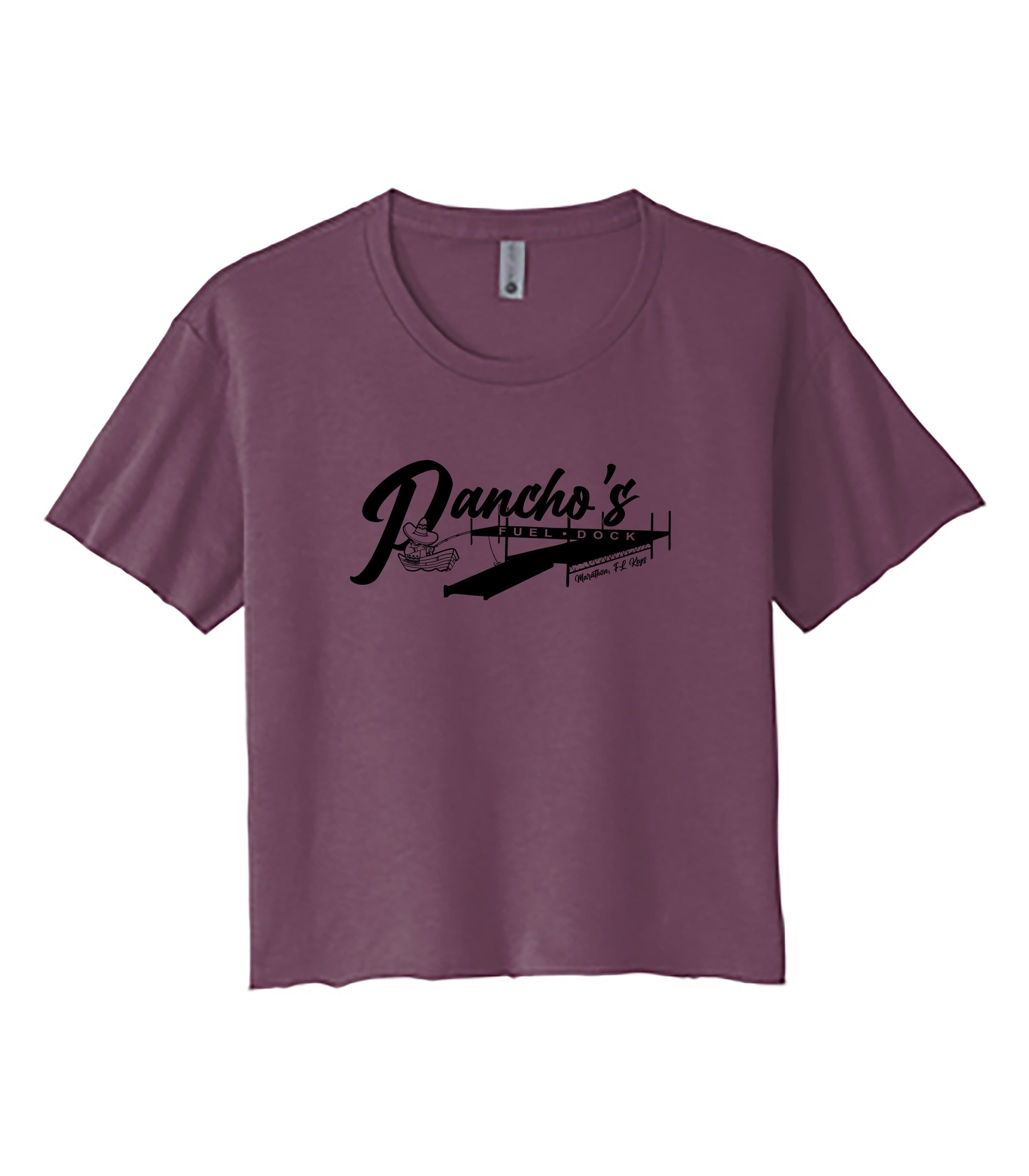 Maroon Crop Top
