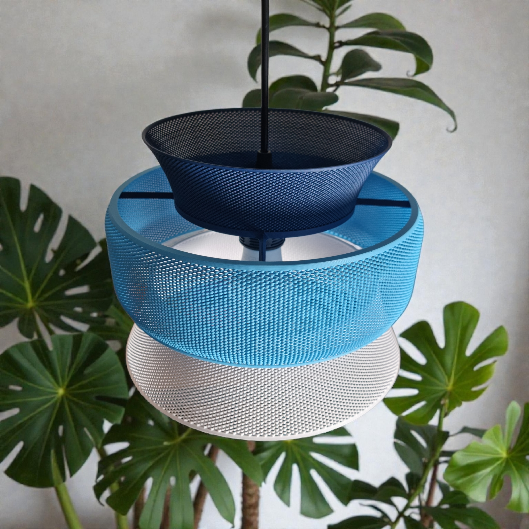 Abat-jour SAN – Suspension 3 segments imbriqués