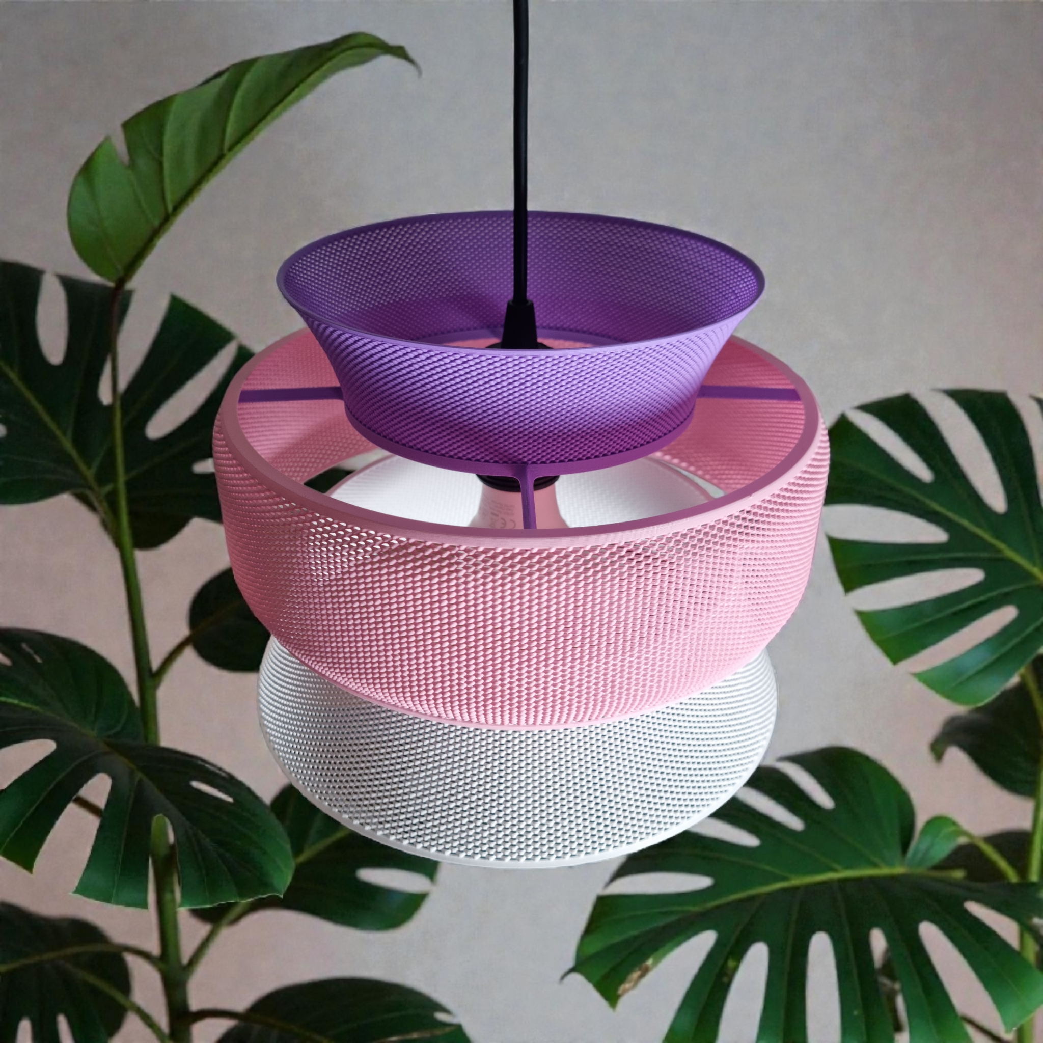 Abat-jour SAN – Suspension 3 segments imbriqués