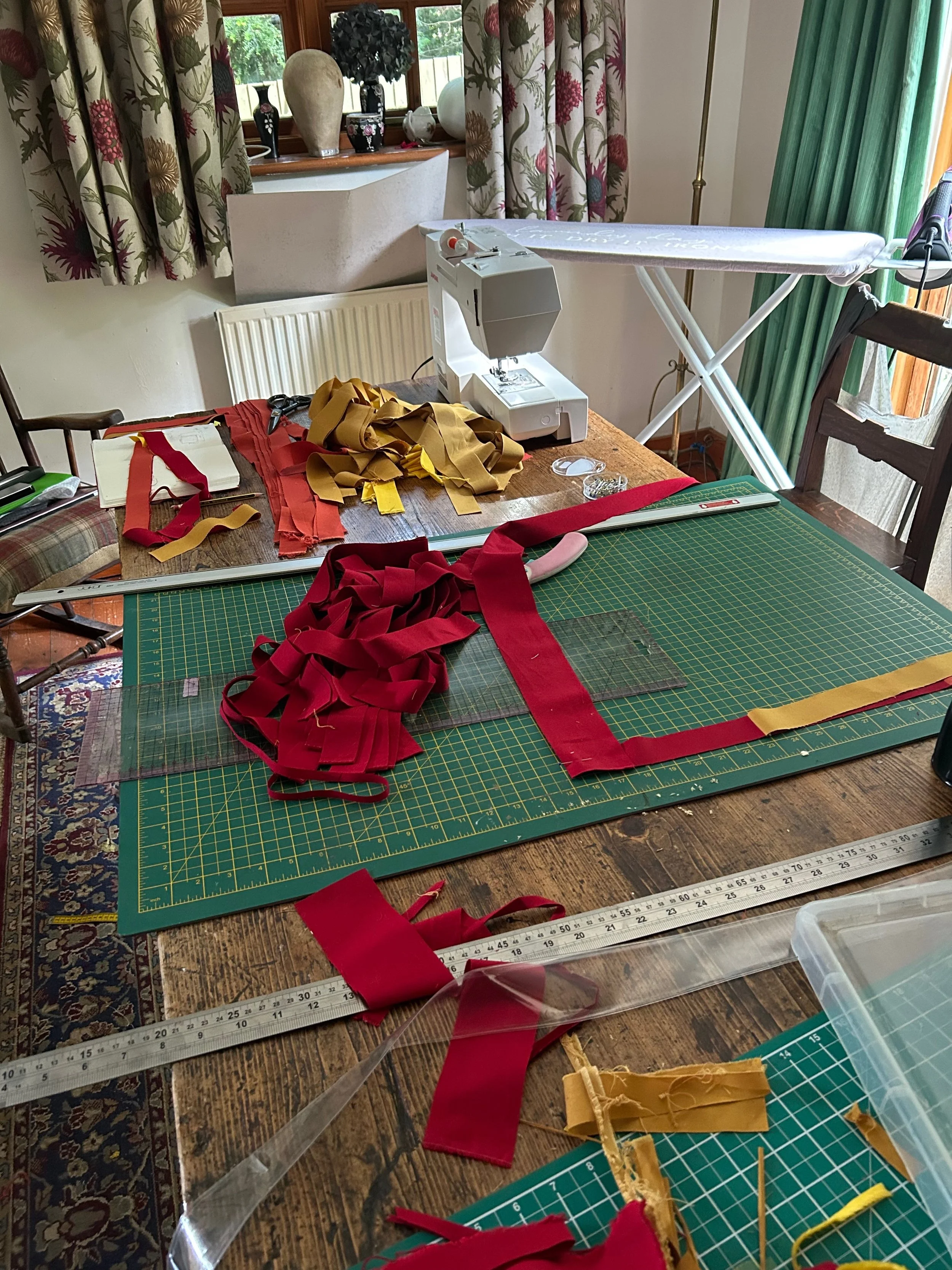 Design:
Ribbon Prep.