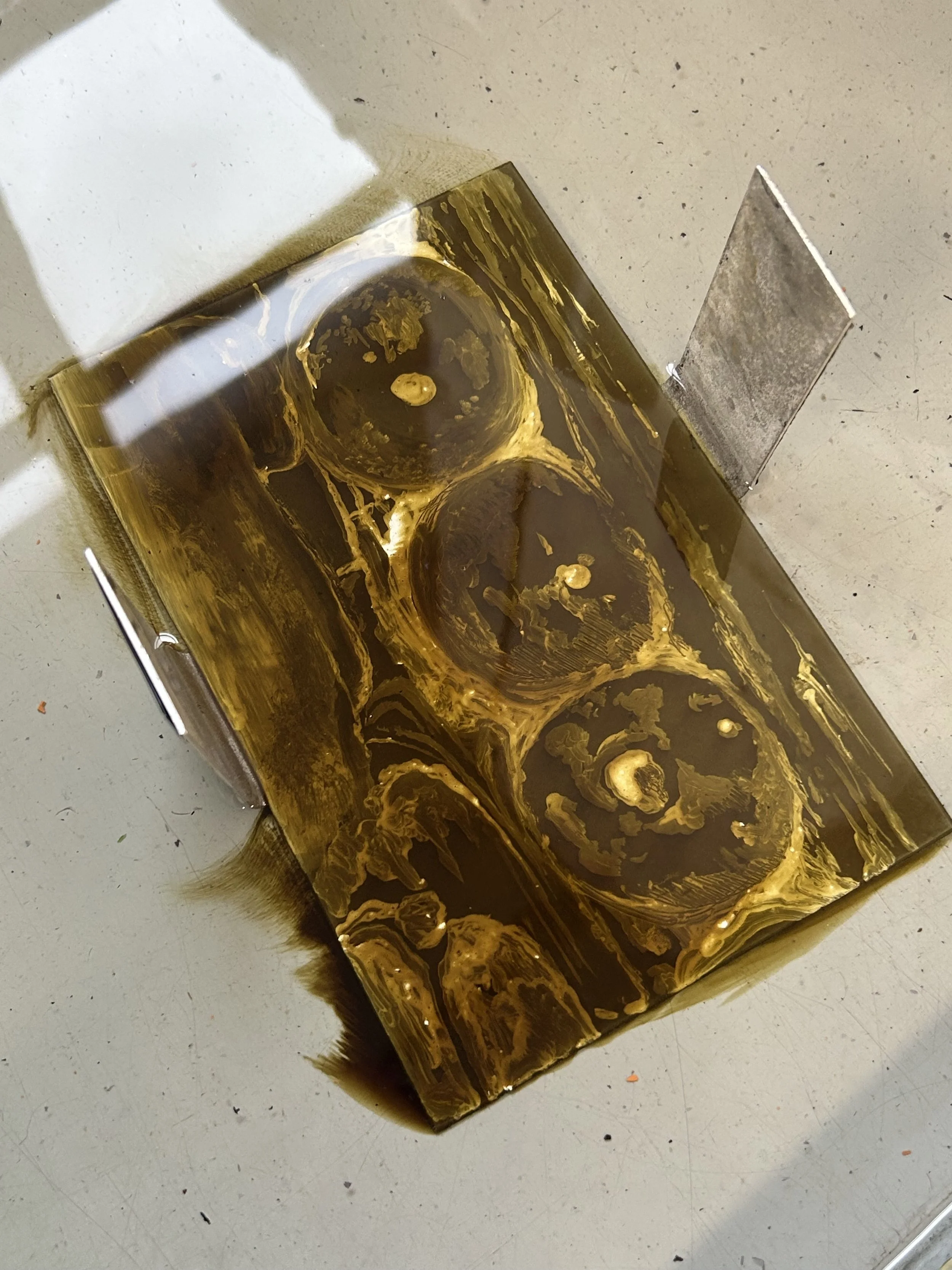 Soap Ground on Steel