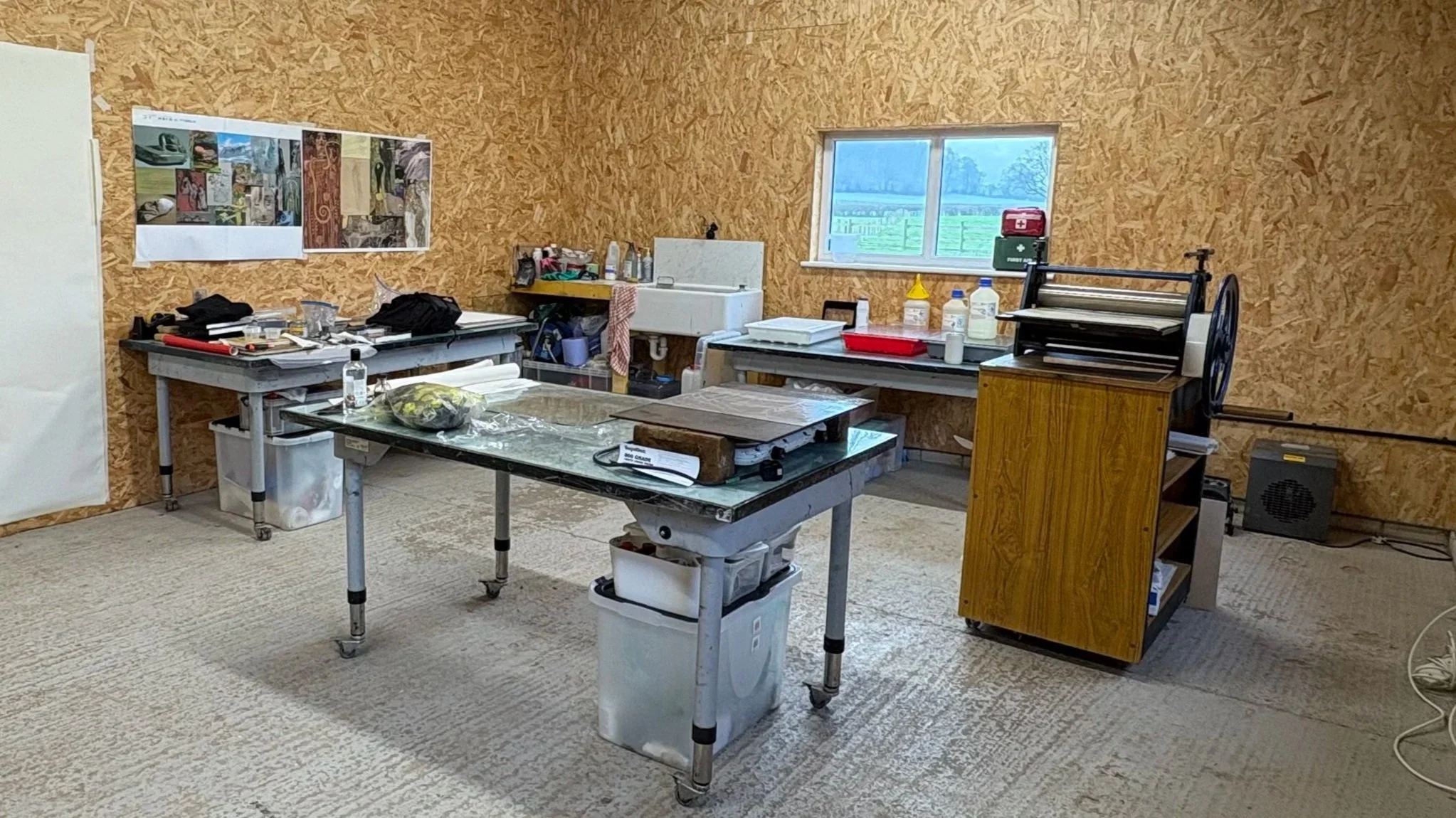 The Education Building at The Rodd
Transformed into a light and spacious printmaking studio.