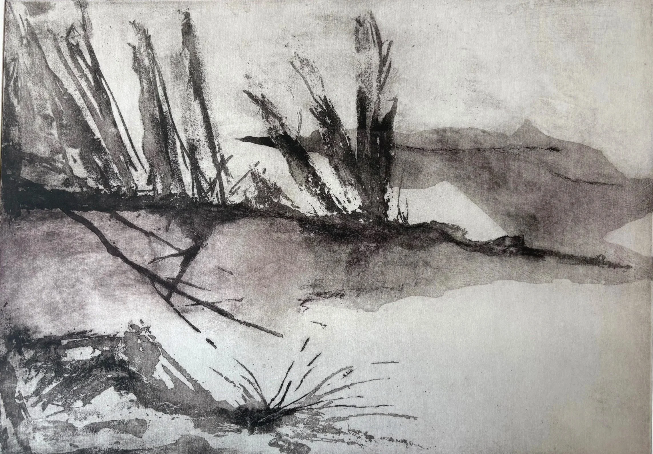 Confluence
Intaglio print: first state