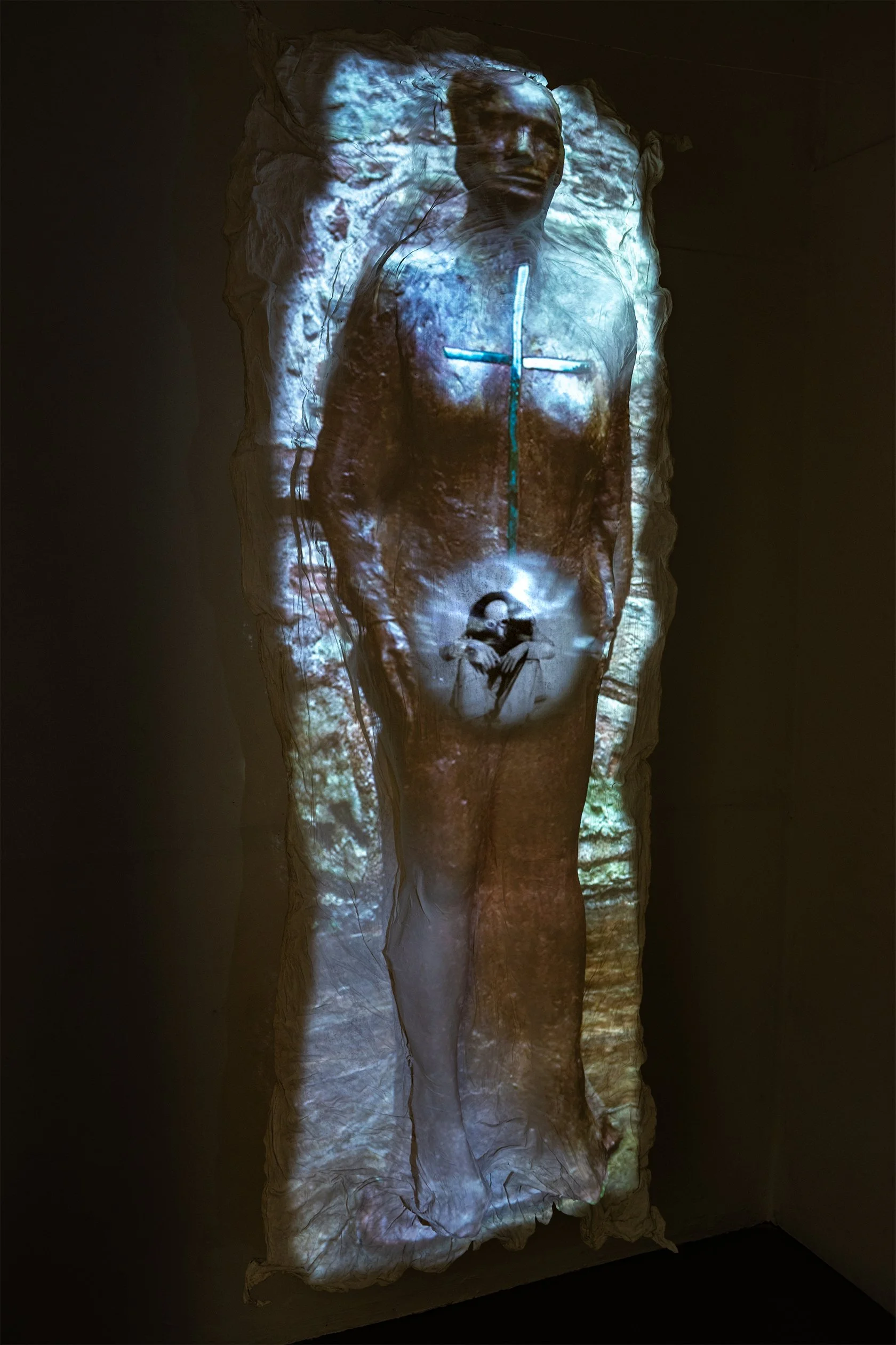    The Embodied Saga:    Installation Still 2. 