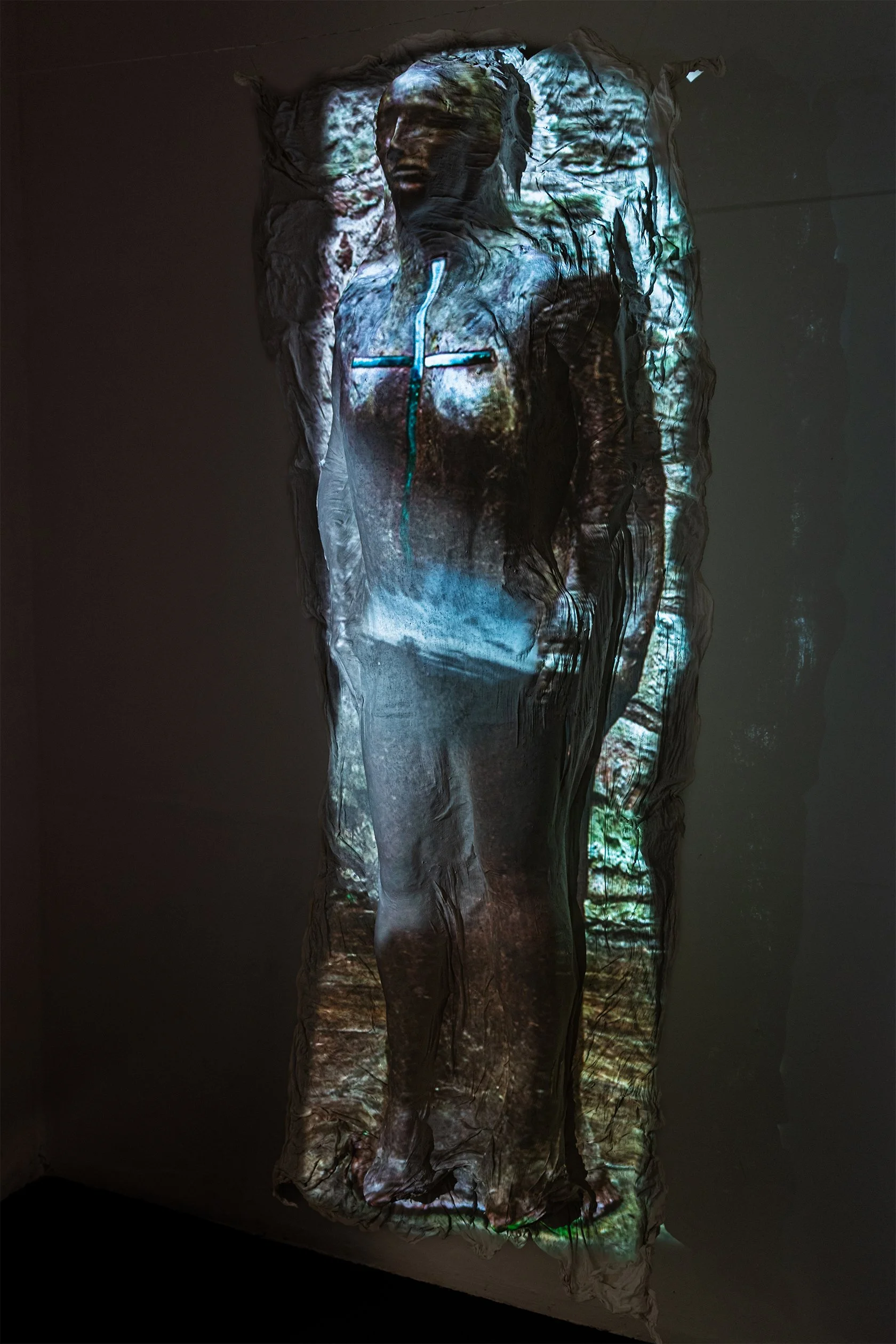    The Embodied Saga:    Installation Still 1. 