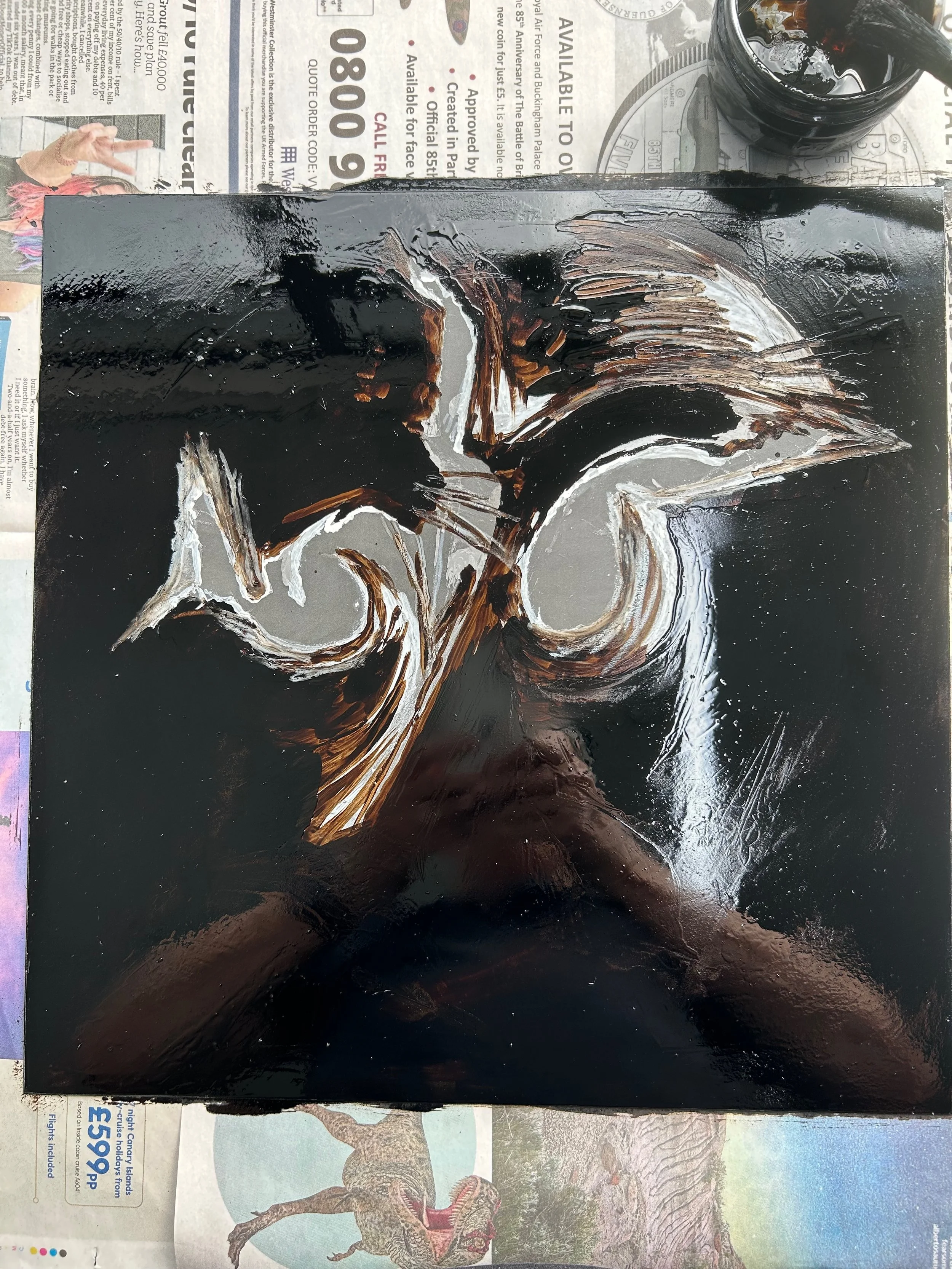 Soap Ground:
Second Aquatint.