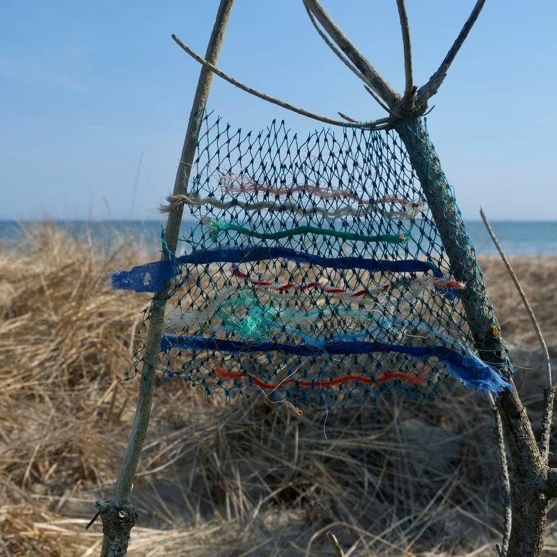 Christine Morro:
  SEA WEAVES ,
​Siasconset 2024.