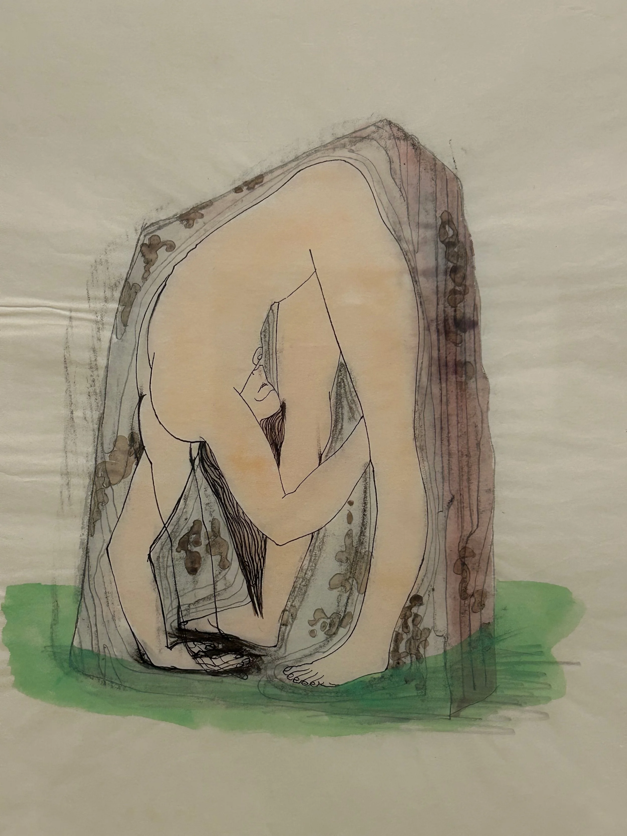 Untitled [Dance of the Nine Maidens)
1940
Watercolour and ink on papers