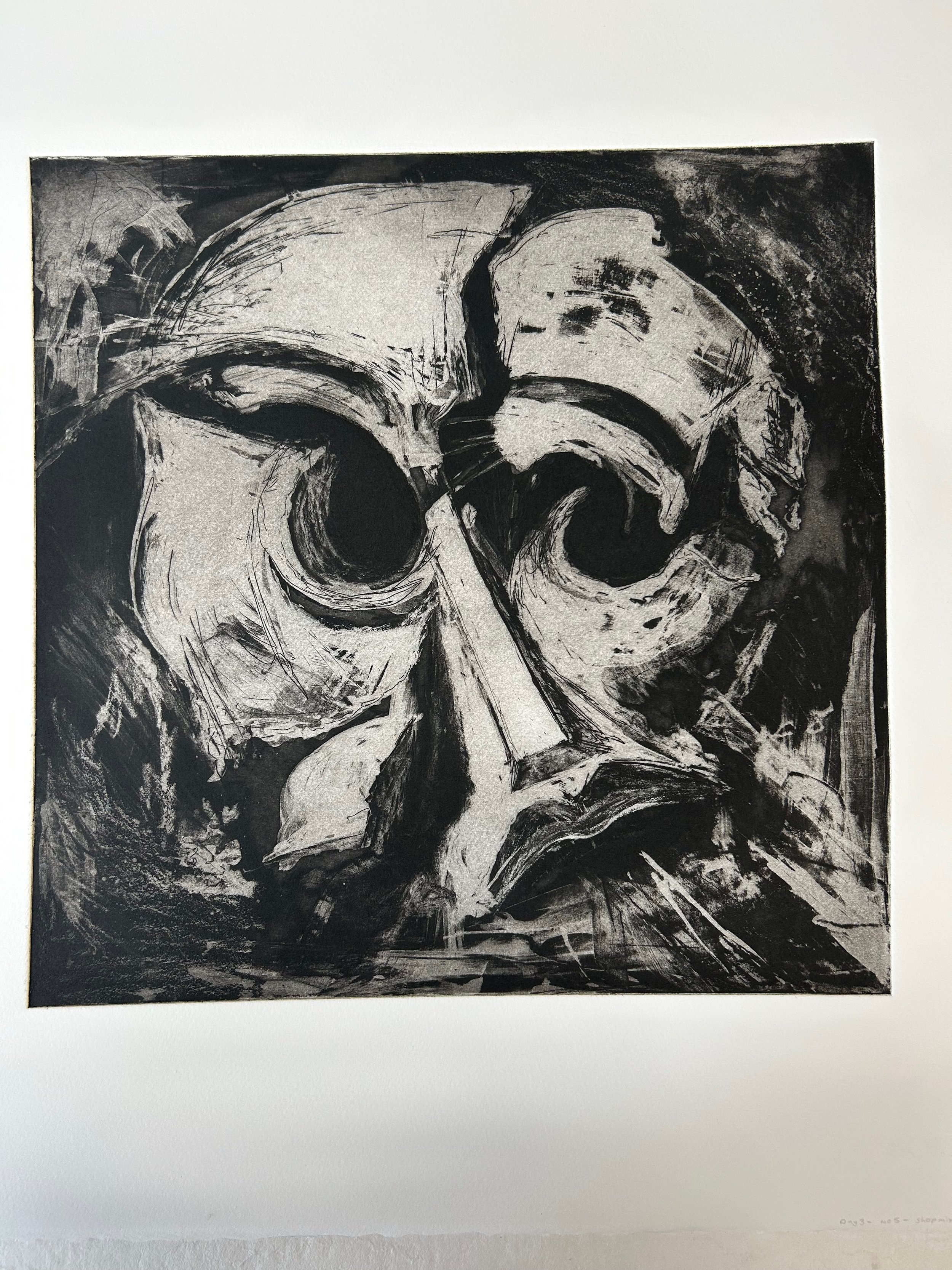 Soap Ground:
Etched State 2. 30x30 cm.