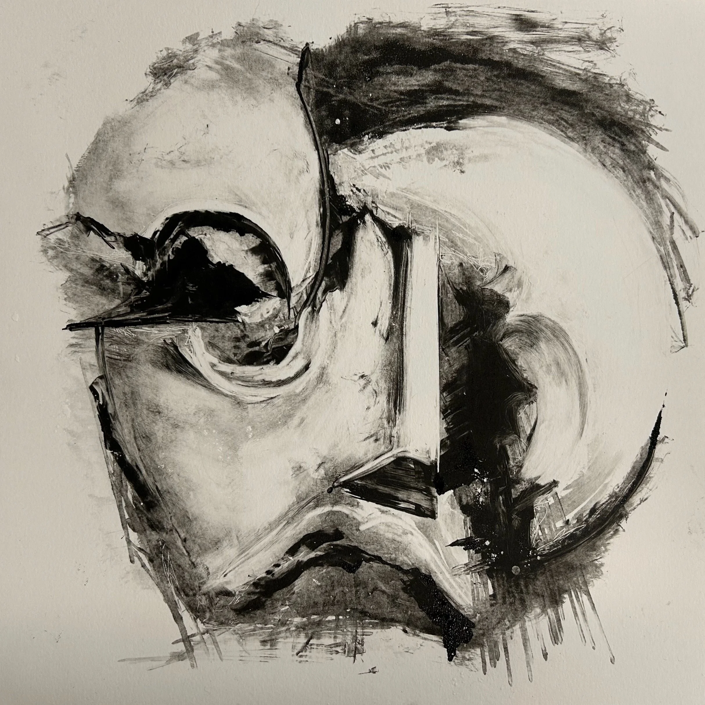 Monoprint:
State 3, 30x30 cm.