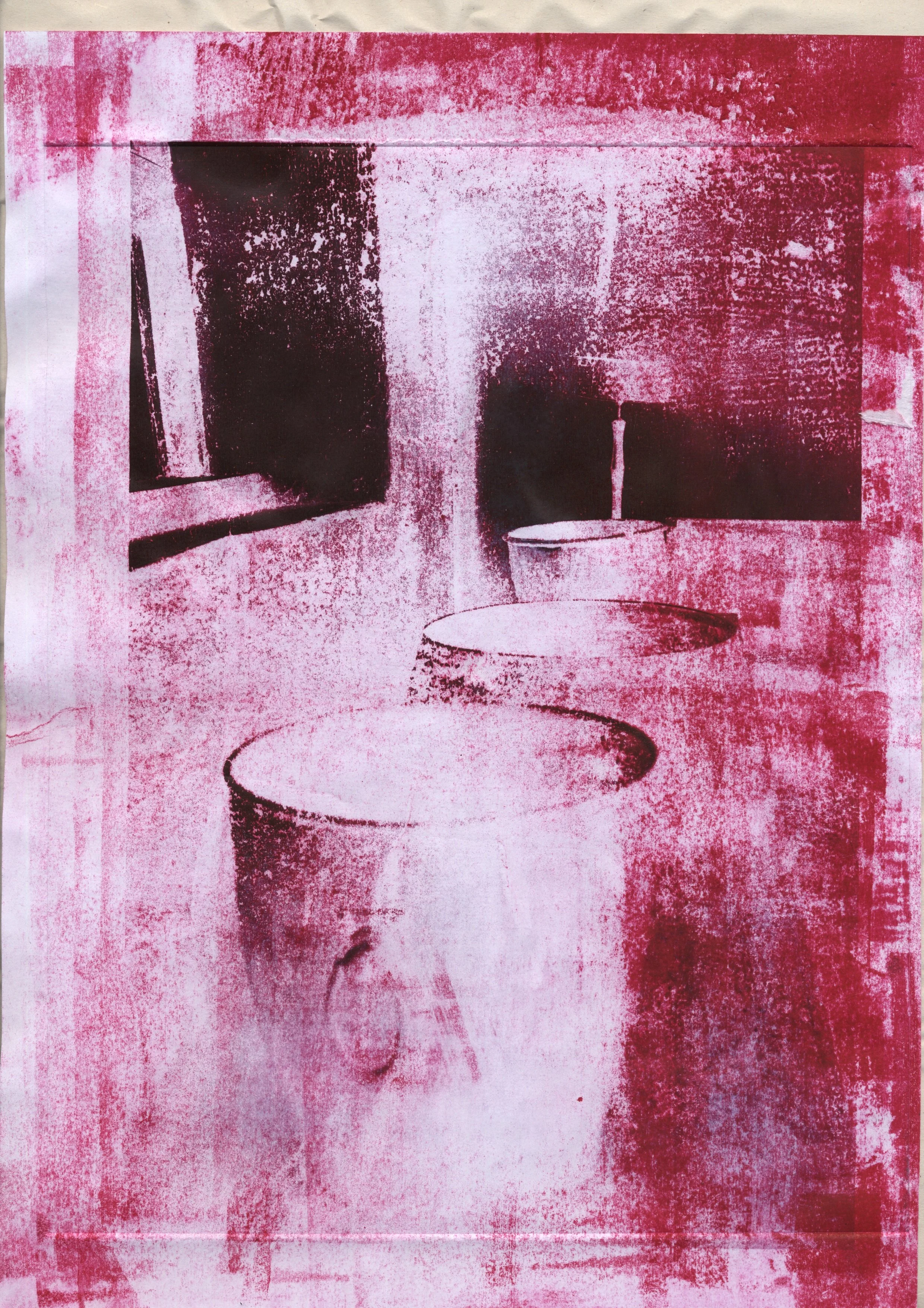 Photo transfer
Applying the ground to the photocopy