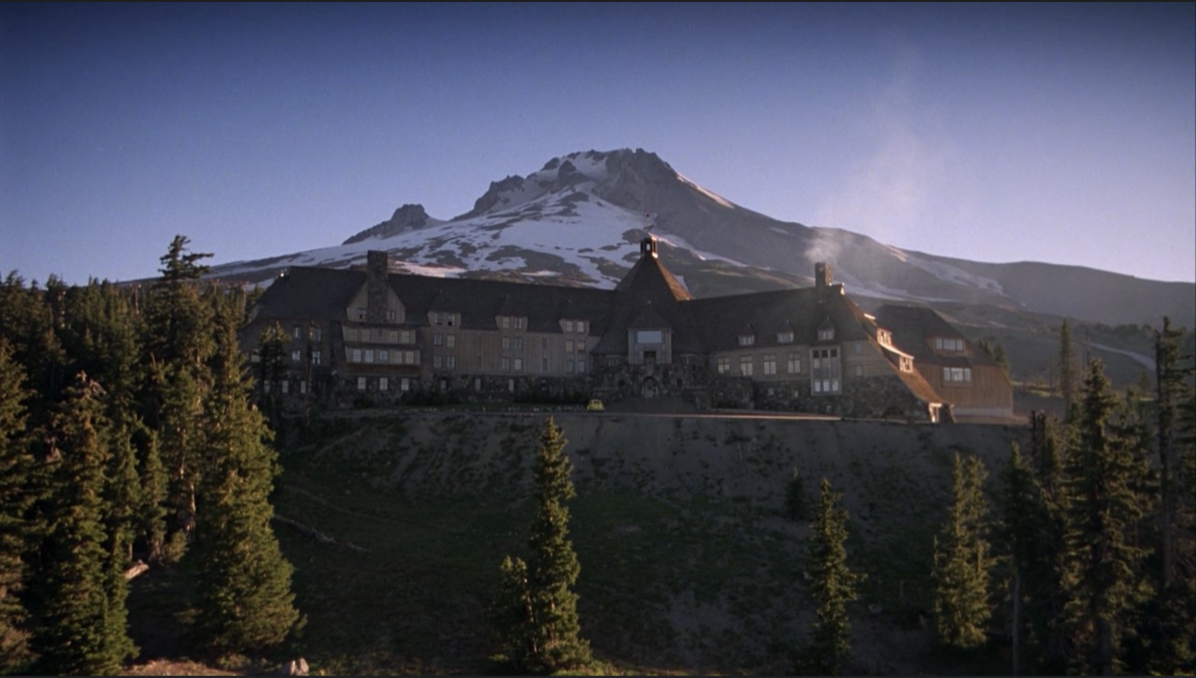  
 The Shining :
Establishing Shot,
The Timberline Lodge.
