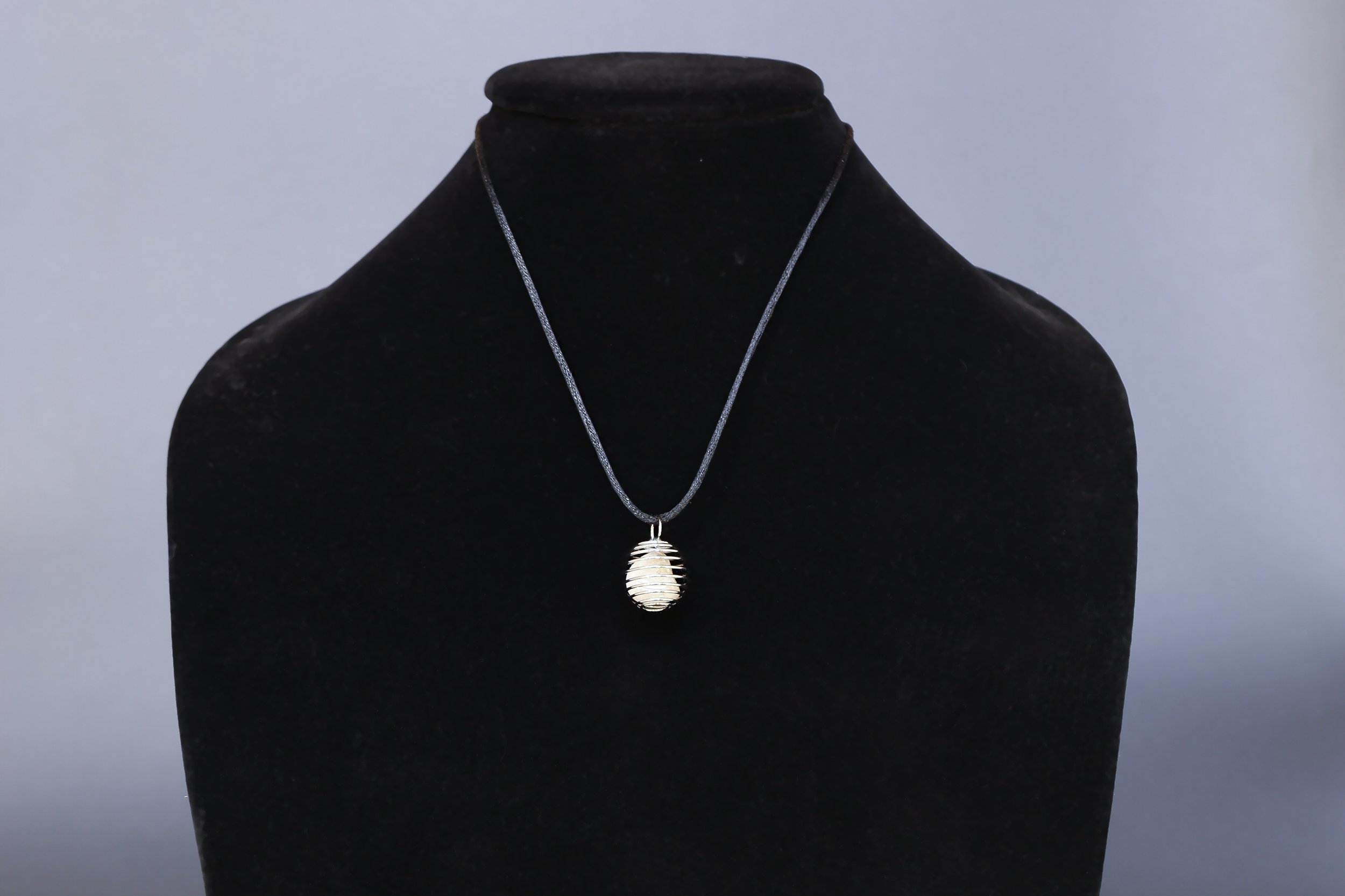 Spiral Caged Quartzite Necklace