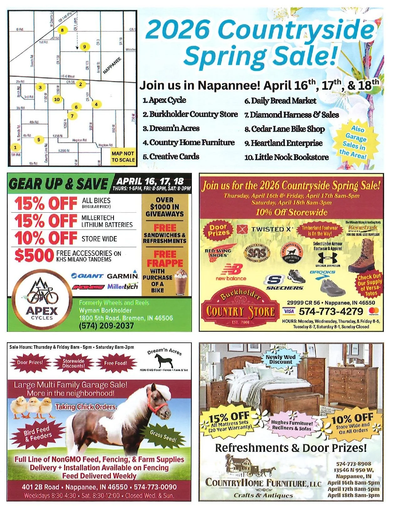 Countryside Spring Sale