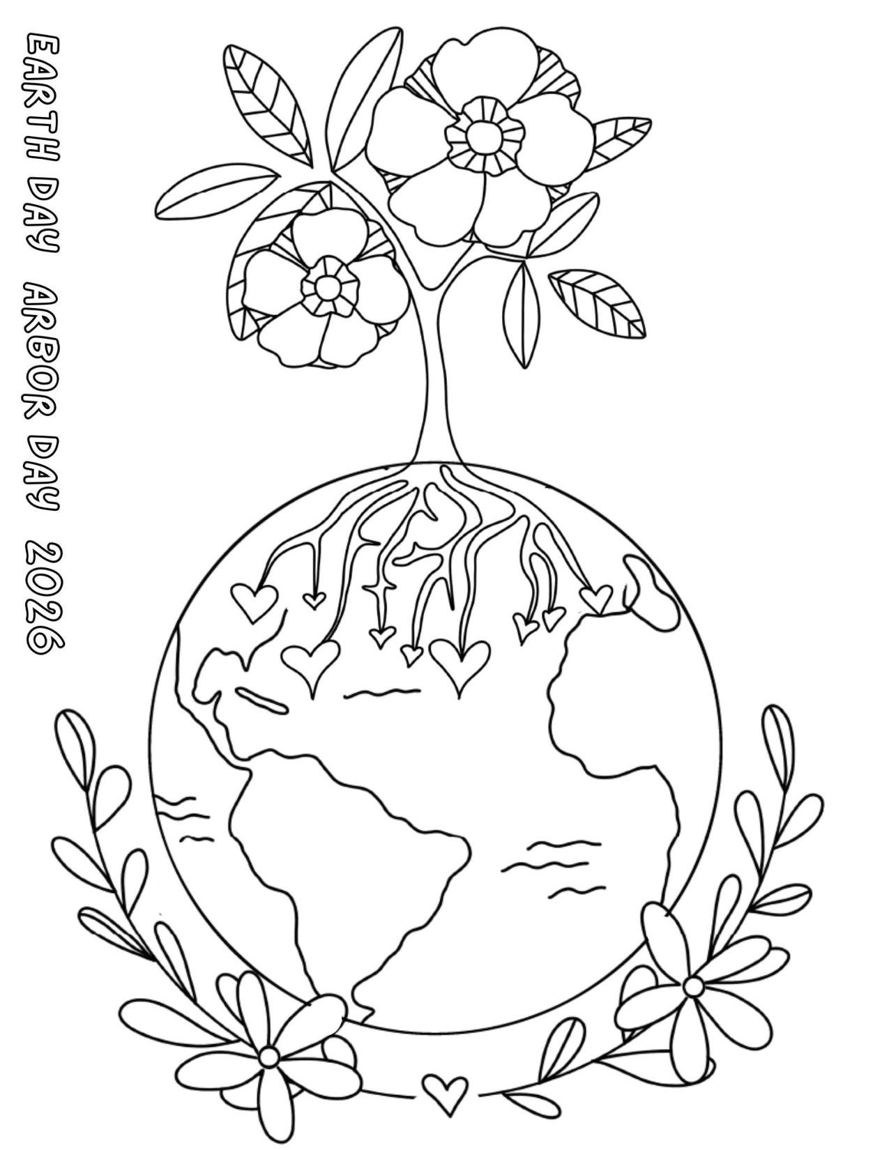 Earth Day & Arbor Day Coloring Contest