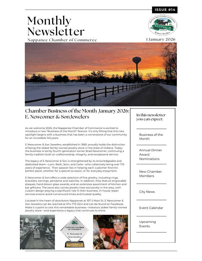January 2026 Newsletter
