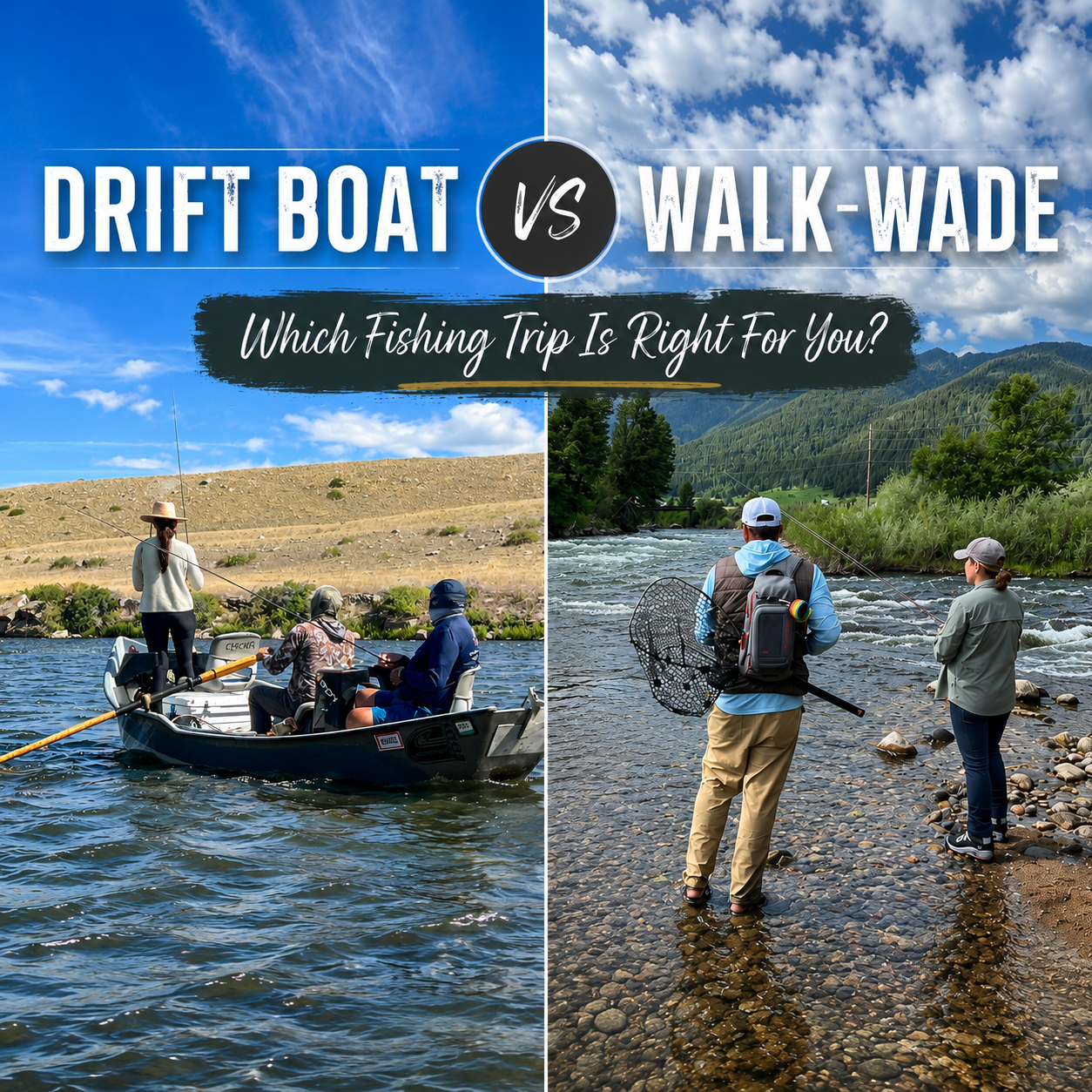 Drift Boat vs. Walk-Wade Fly Fishing Trips in Montana: Pros, Cons, and What to Expect