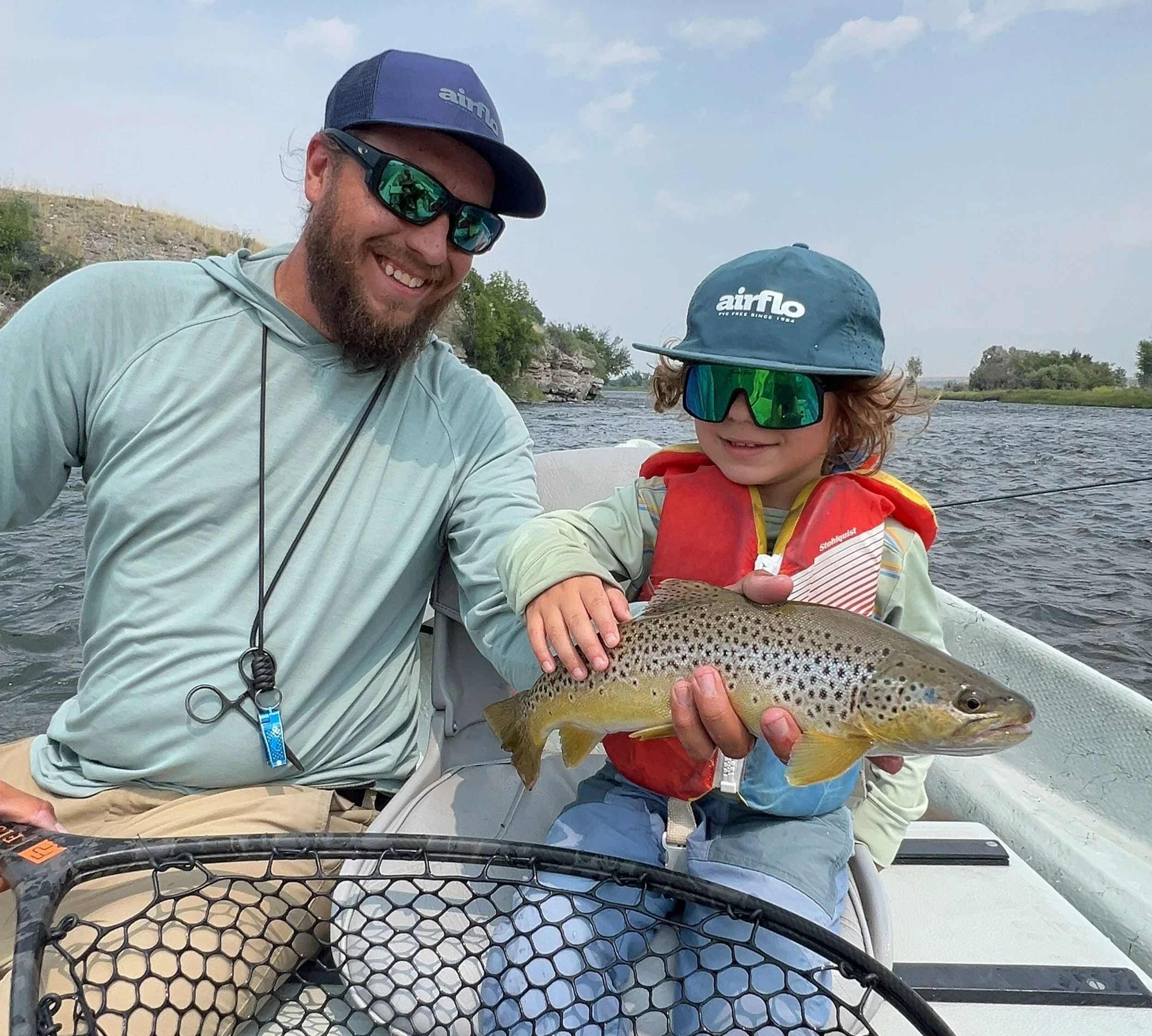 Family friendly guided fly fishing trip in Montana