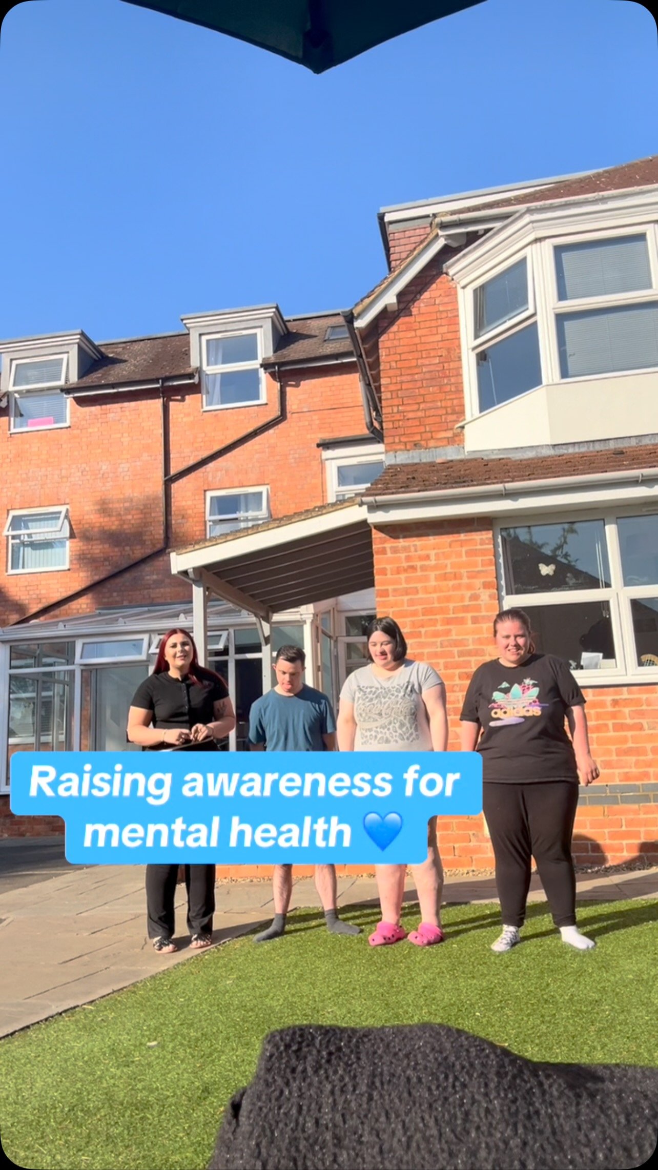 USC speak your mind Ice bucket challenge! This is raising awareness for mental health 💙cube arts it’s your turn next! #uscspeakyourmind #mentalhealth #mentalhealthawareness