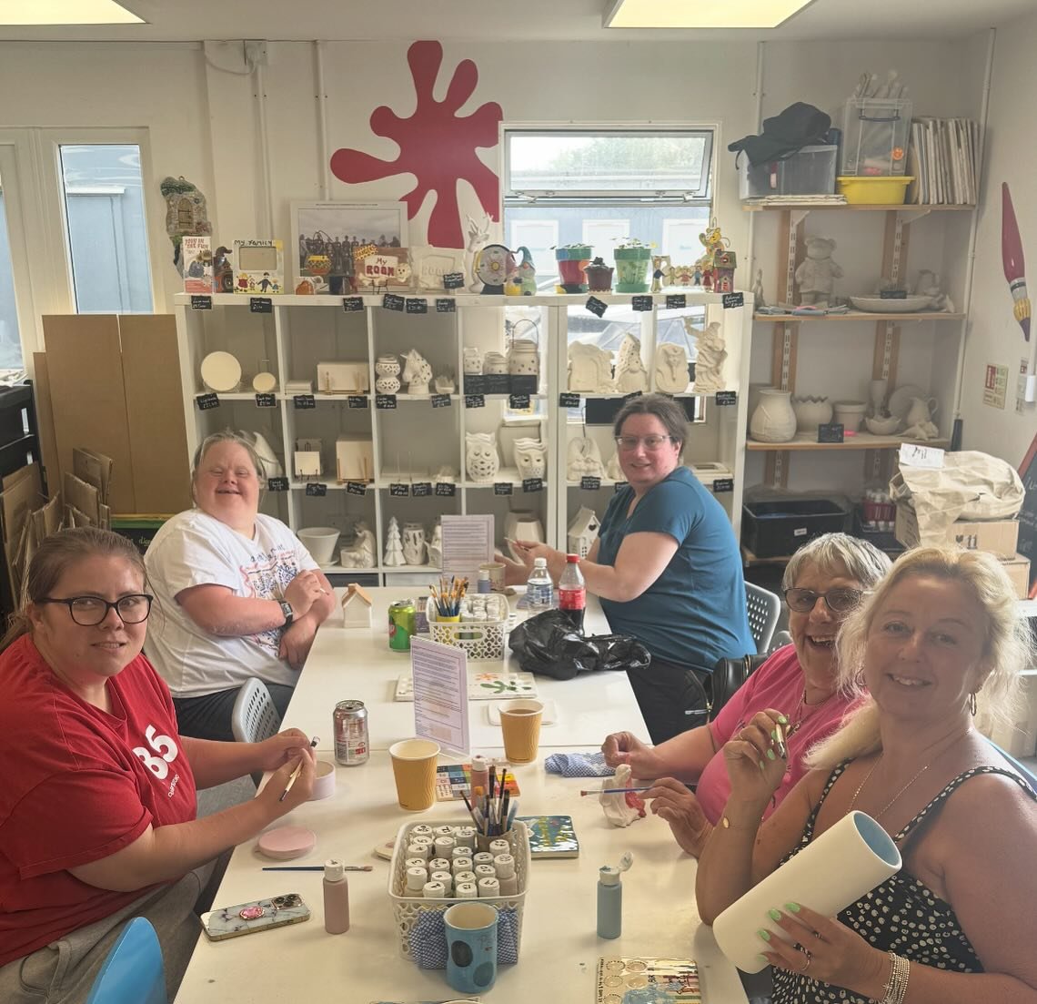Thank you @potzceramicstudio (our happy place), for a lovely day with our ladies @vogue.futureliving 😍🎨🖌️