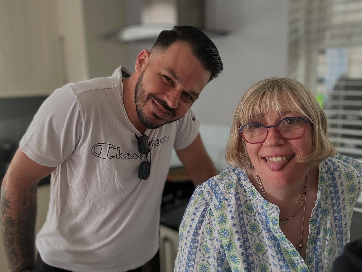 Today Sally was supported by Alex,our new team member,in cooking a delicious cottage pie.yummy 👩‍🍳⏲️🥔🥕🌰
