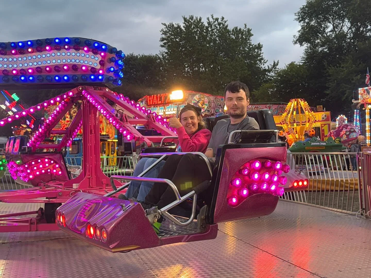Enjoying the Funfair #staturday #nightout