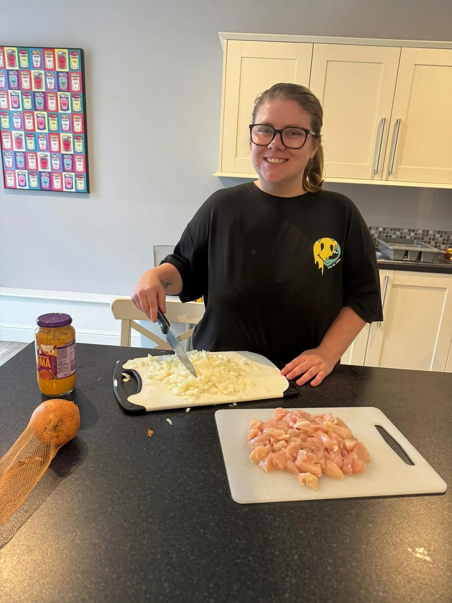 Homemade chicken curry from yesterday 🧑&zwj;🍳✅🙂