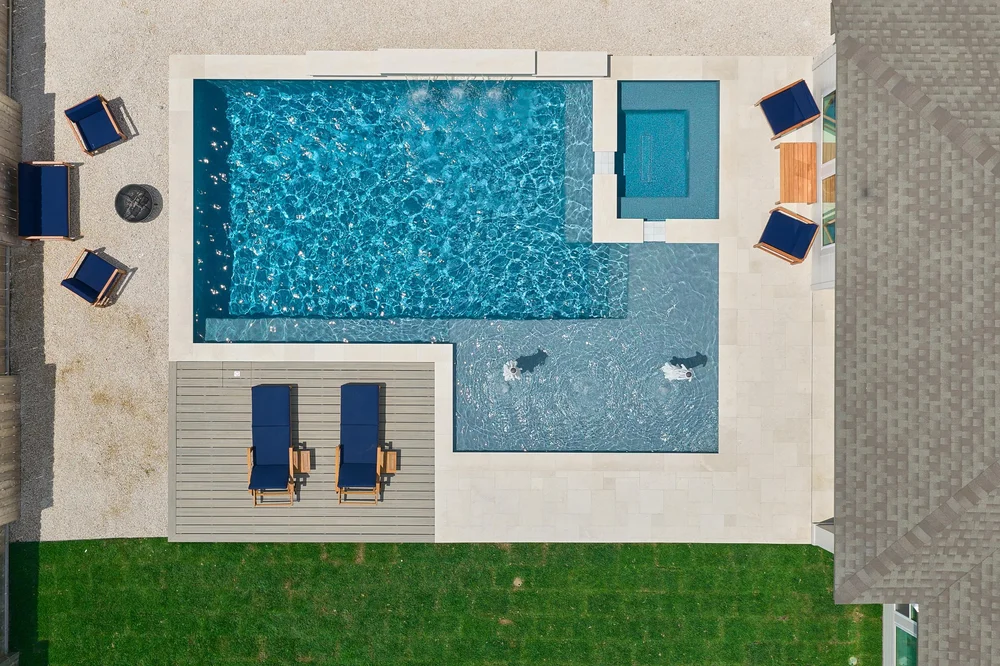 Custom pool in Round Rock Texas