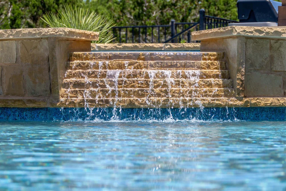 Natural waterfall pool — Central Texas