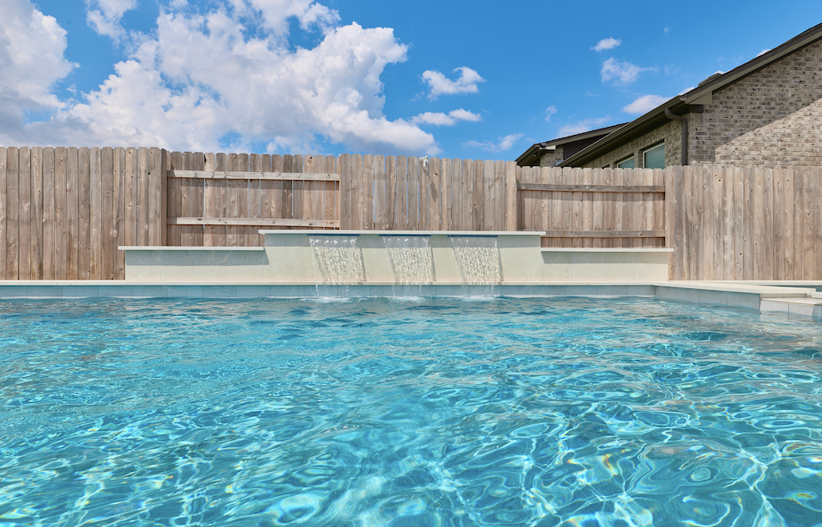 Custom pool deck and coping — Round Rock Texas