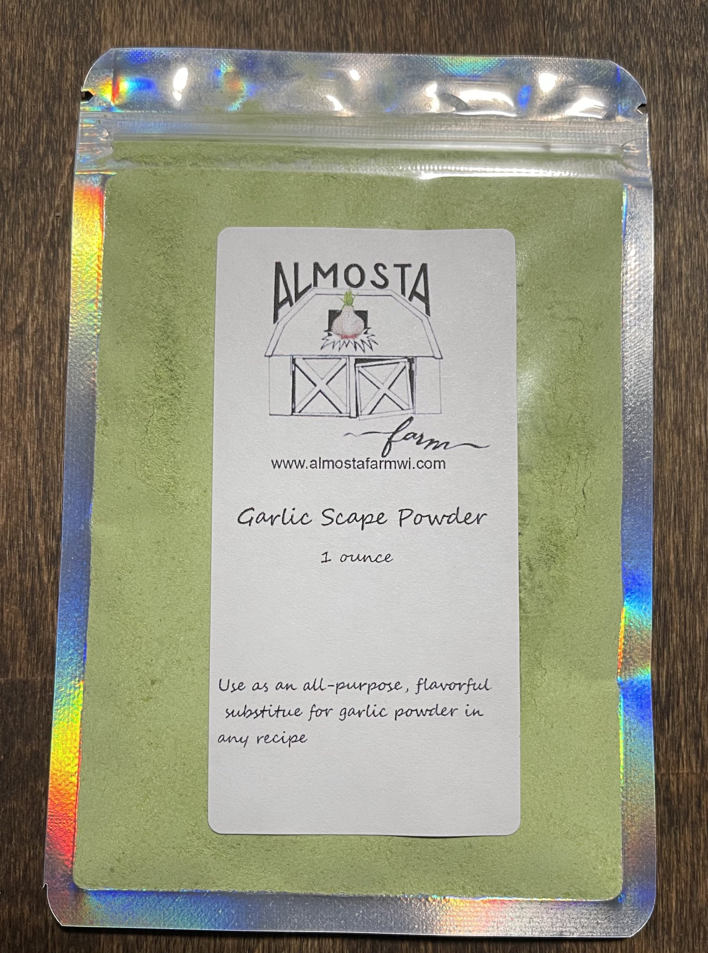 Garlic Scape Powder- 1 oz bag