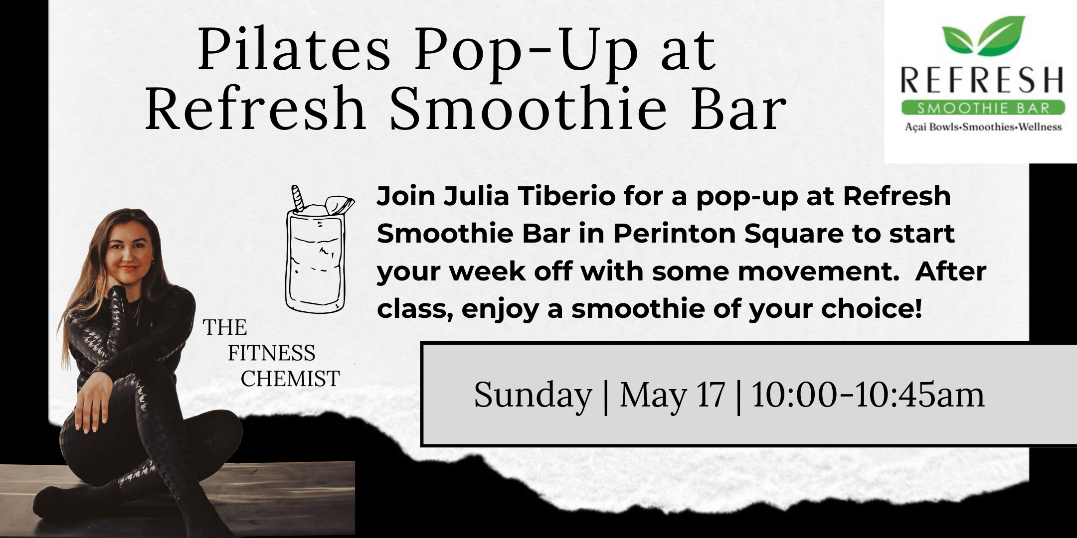 Pilates Pop-Up @ Refresh Smoothie Bar (Perinton Square)