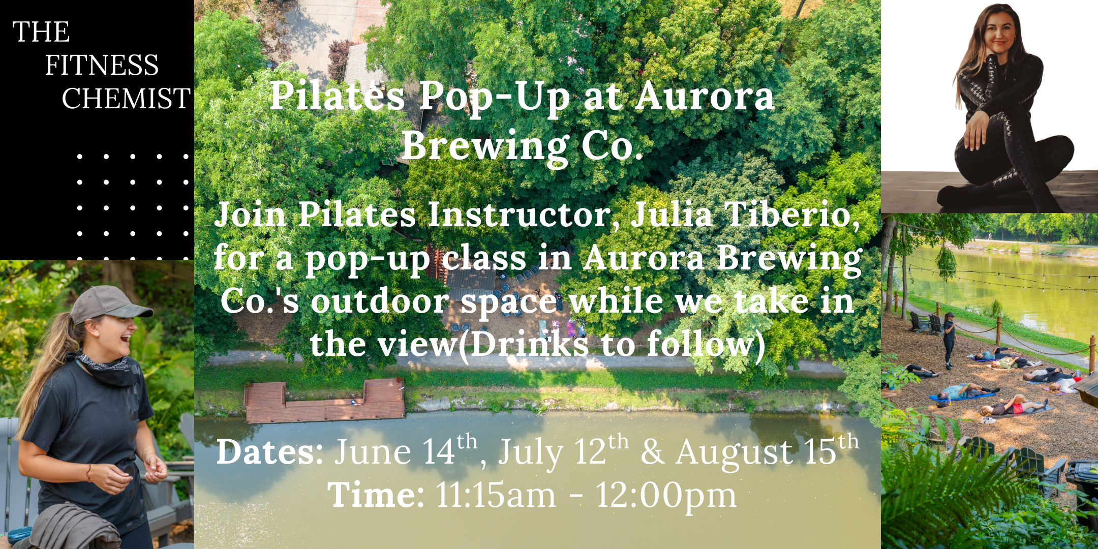 Pilates Pop-Up Series at Aurora Brewing Co.