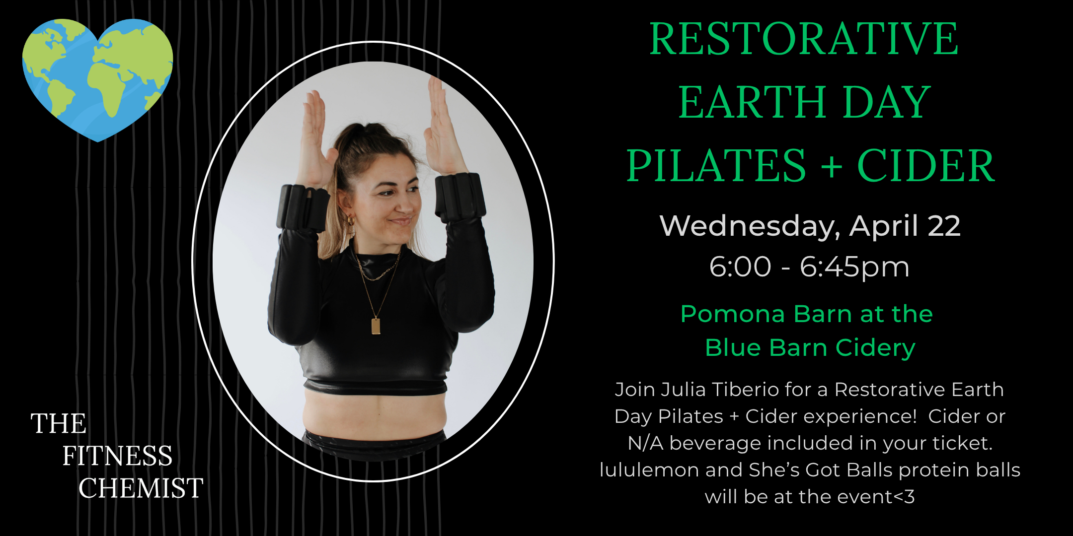 Earth Day Restorative Pilates + Cider at Pomona at Blue Barn