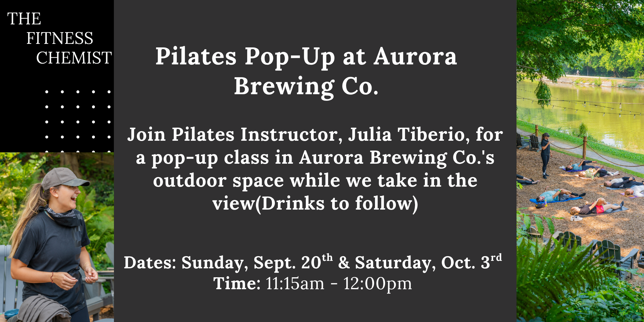 Pilates Pop-Up Series at Aurora Brewing Co.