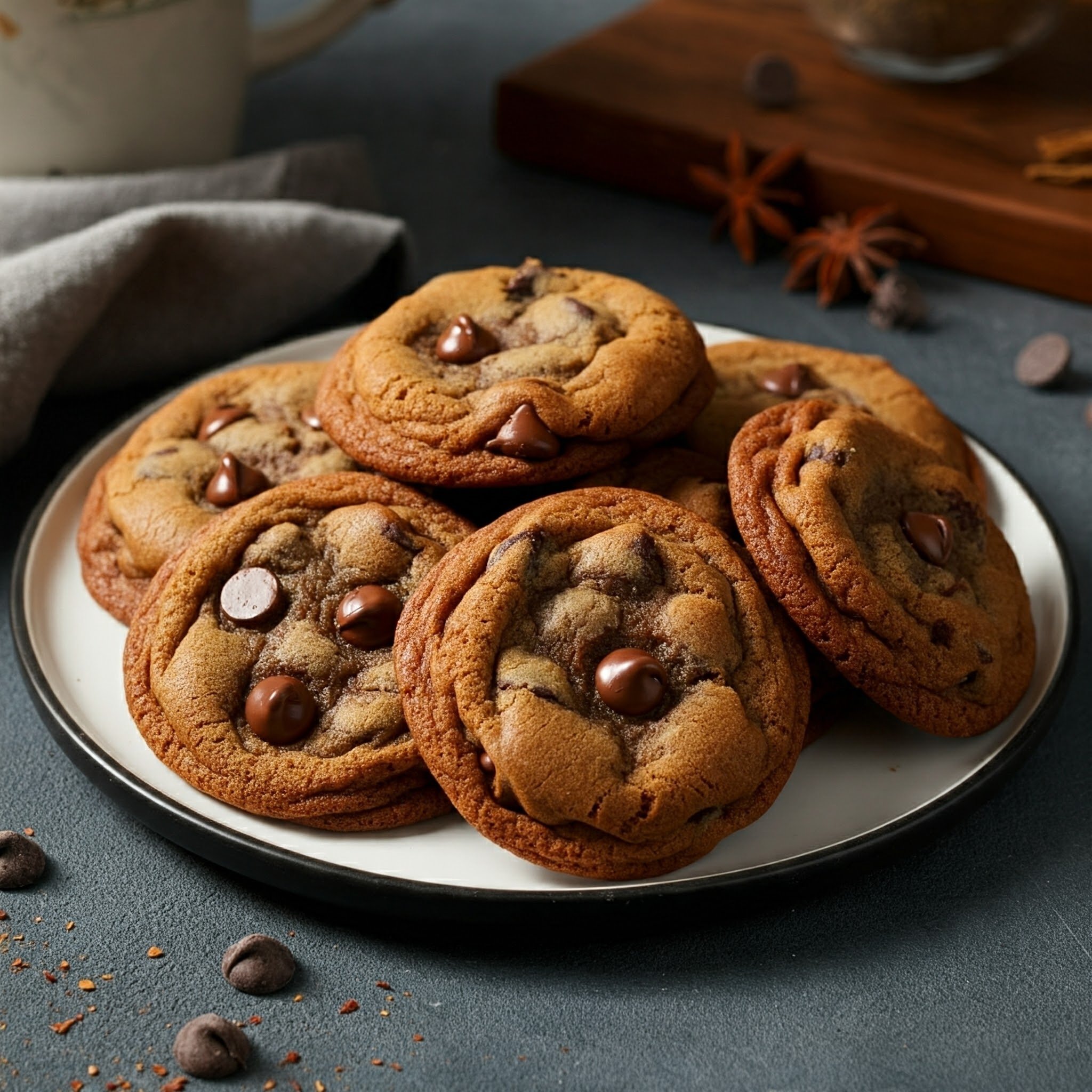 Spiced Chocolate Chip Cookies