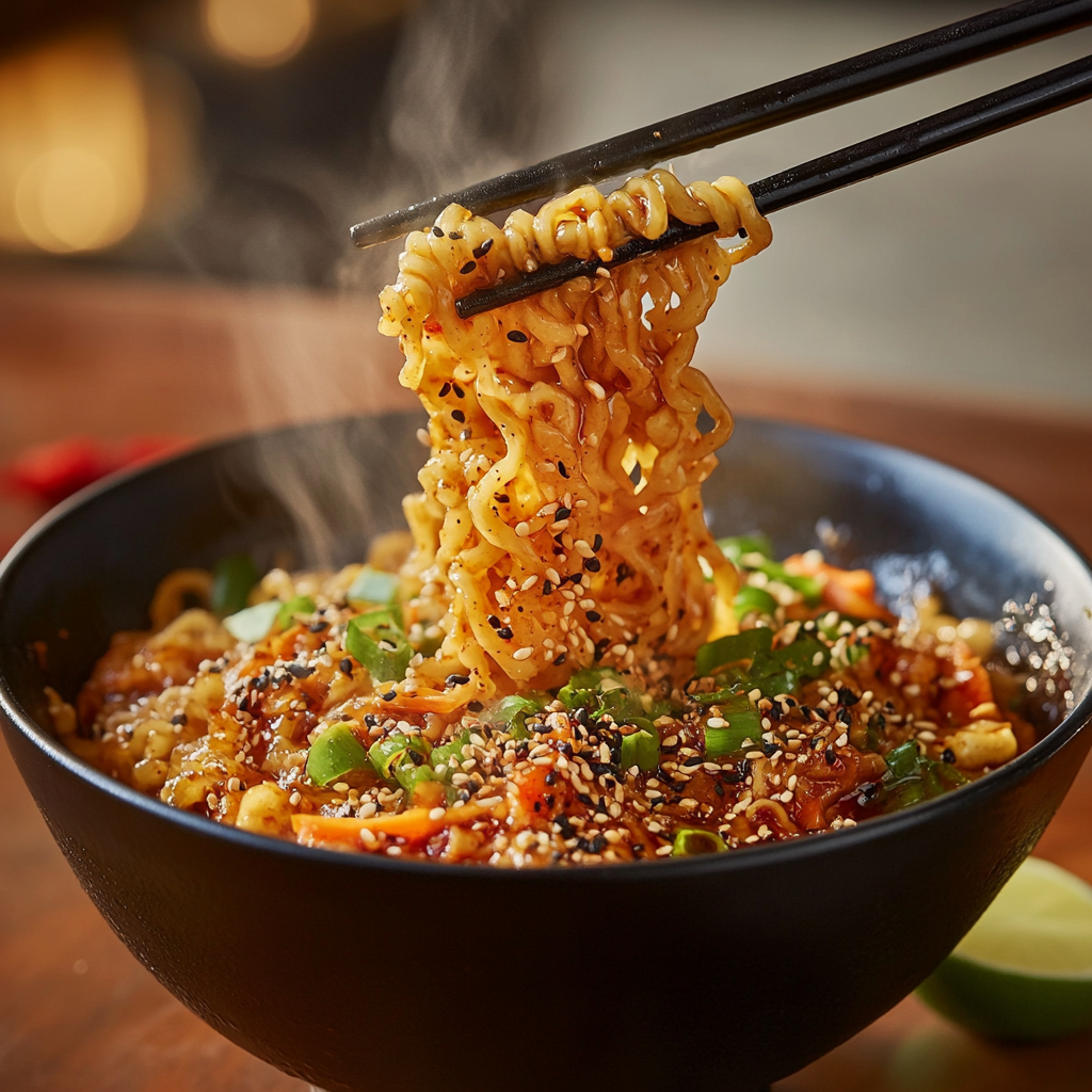 Spicy Japanese Togarashi Noodles